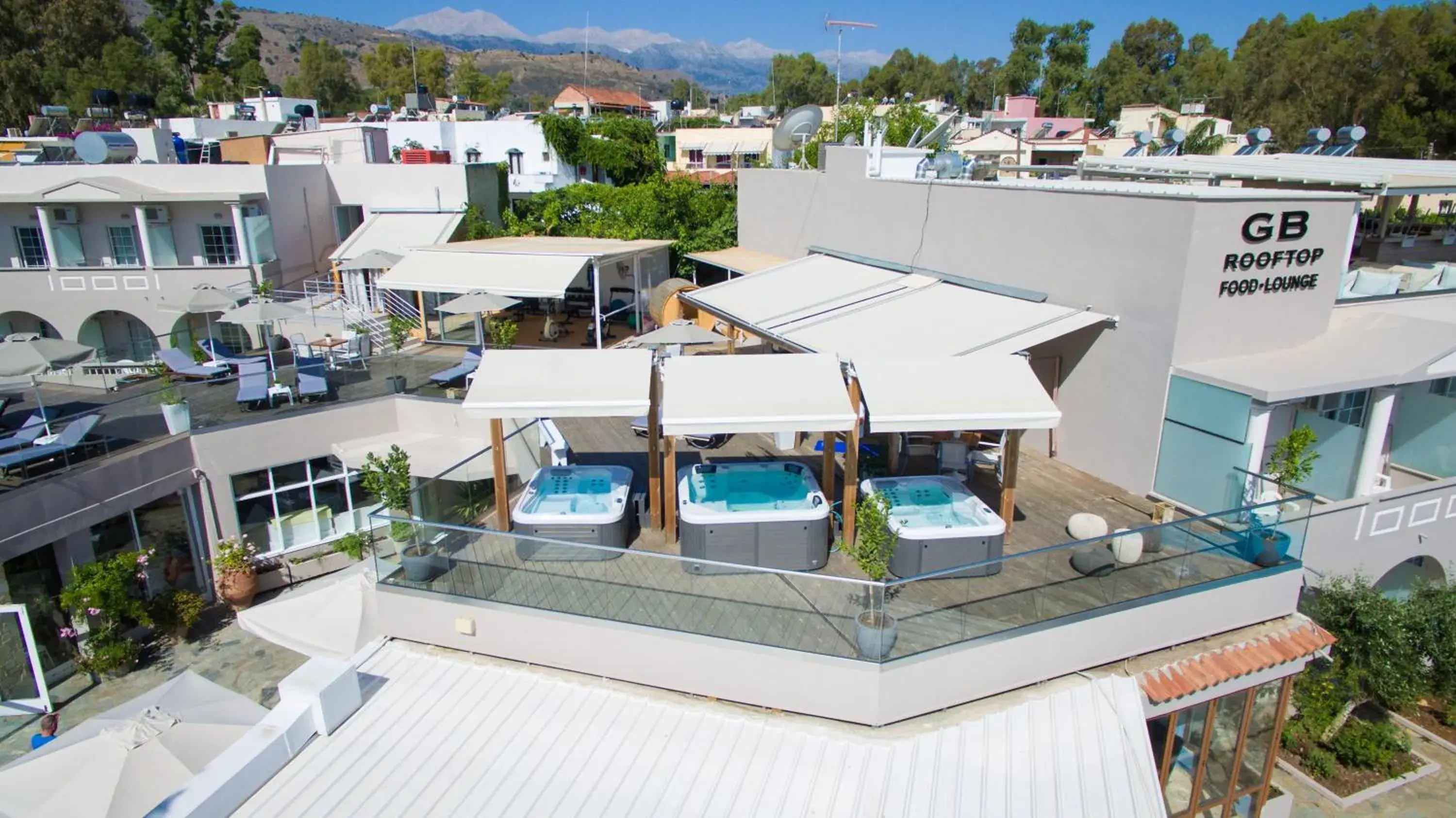 Hot Tub, Pool View in Georgioupolis Beach Hotel