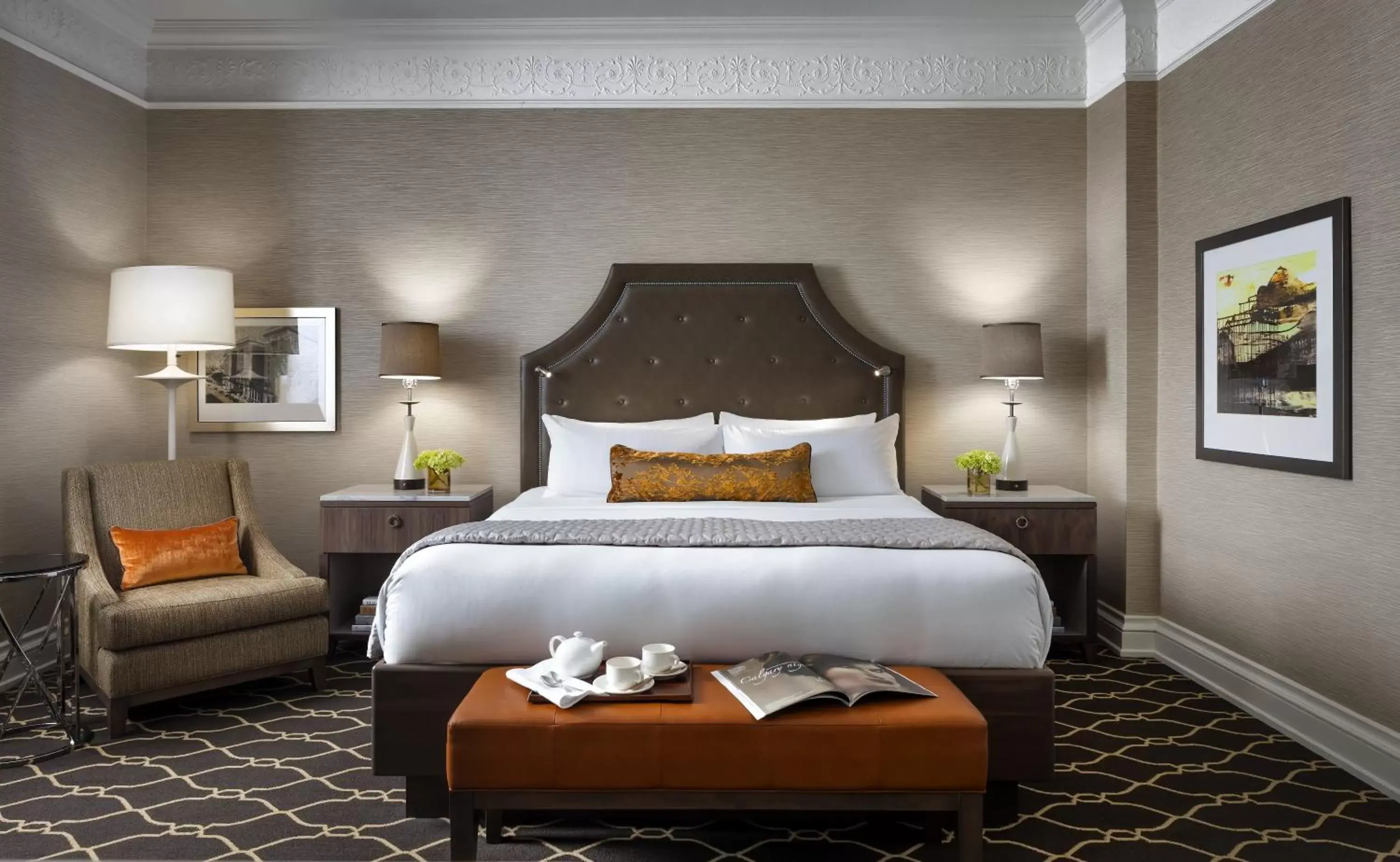 Bed in Fairmont Palliser