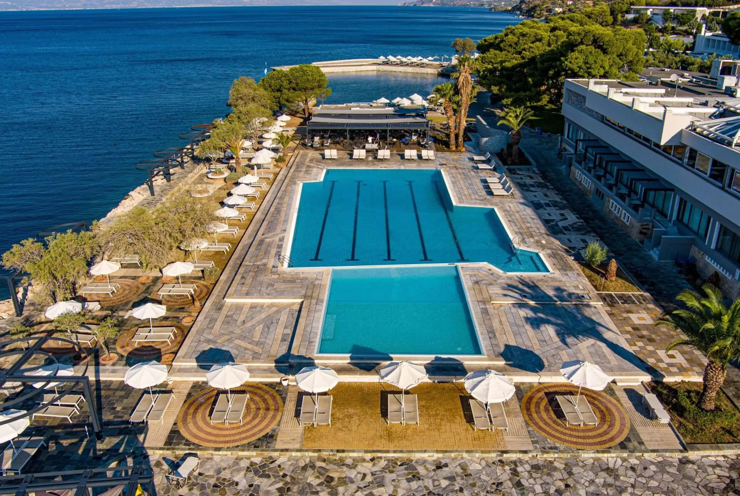 Pool View in Ramada Loutraki Poseidon Resort