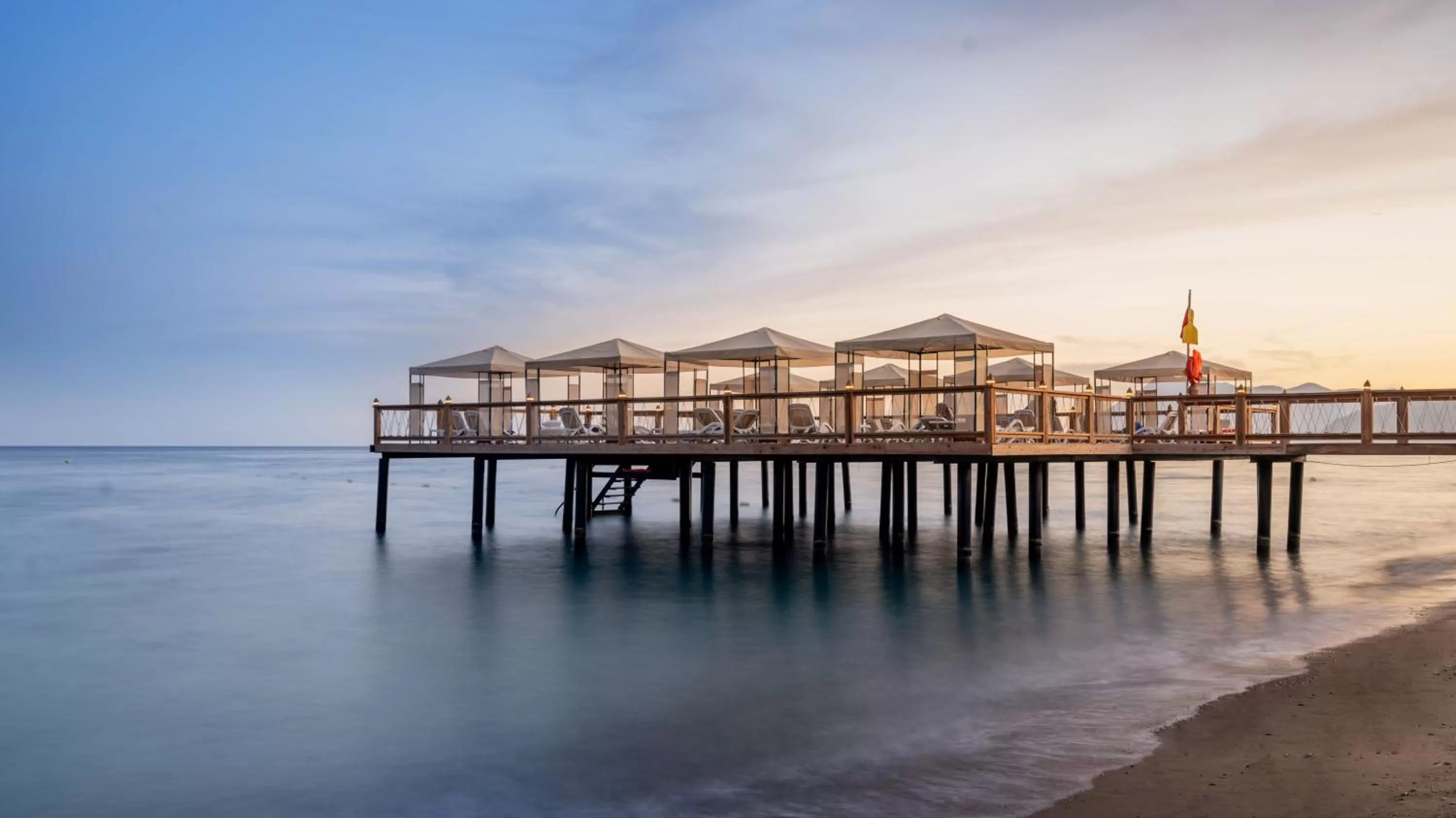 Beach in Rixos Premium Tekirova - The Land of Legends Access