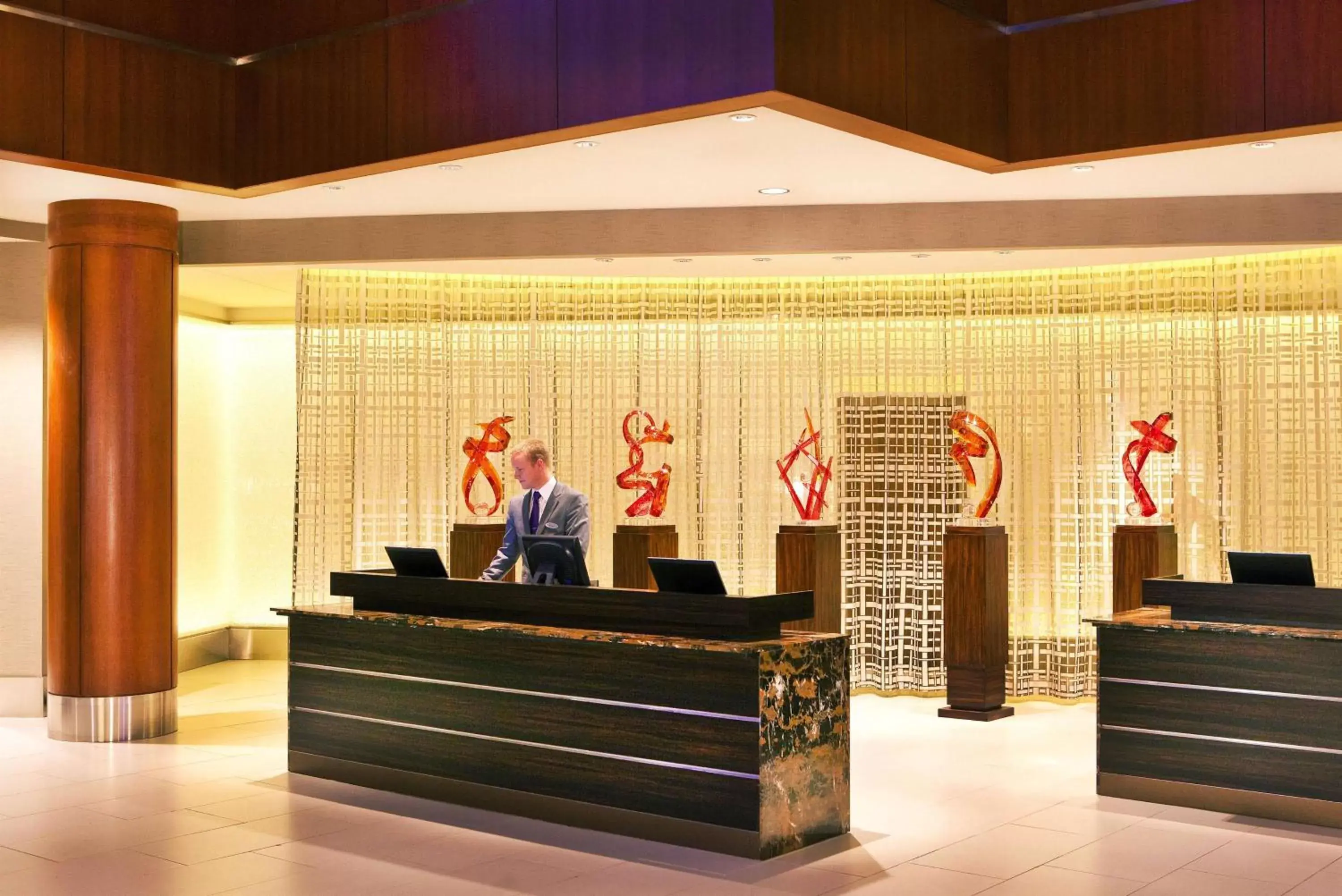 Lobby or reception in Hyatt Regency - Greenville Lobby or reception in Hyatt Regency - Greenville