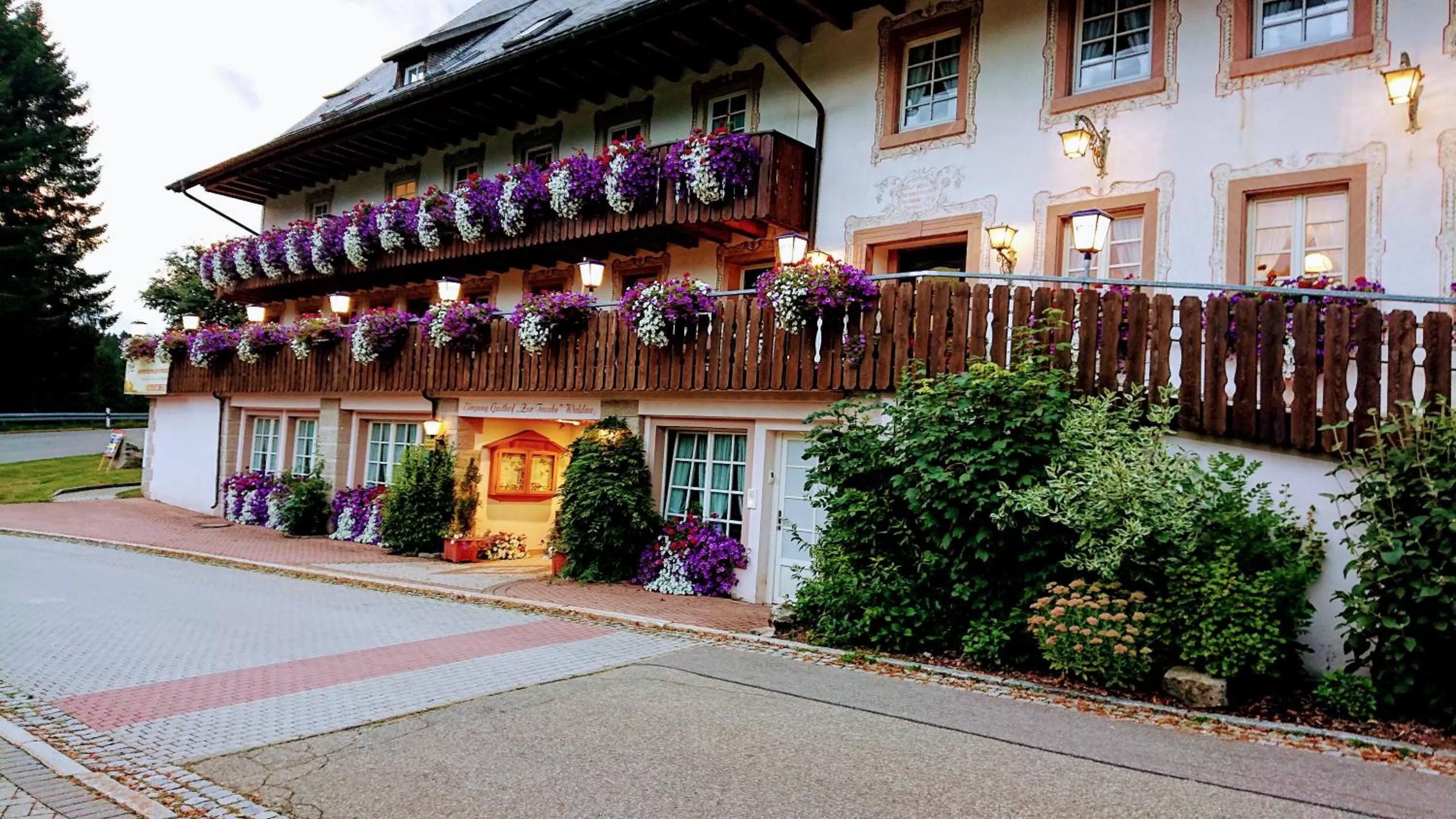 Property building in ZUR TRAUBE Schwarzwaldhotel & Restaurant am Titisee