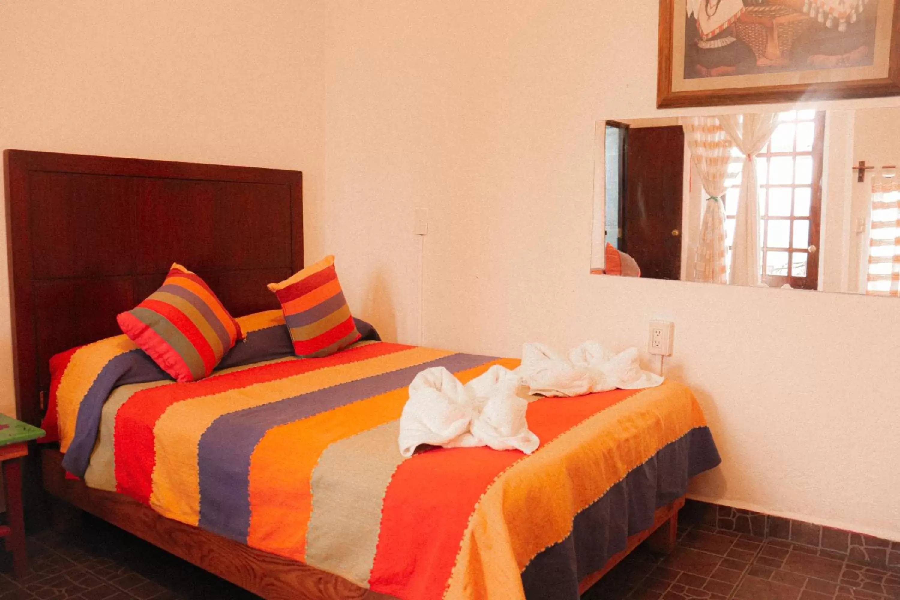 Area and facilities, Bed in Posada Don Mario