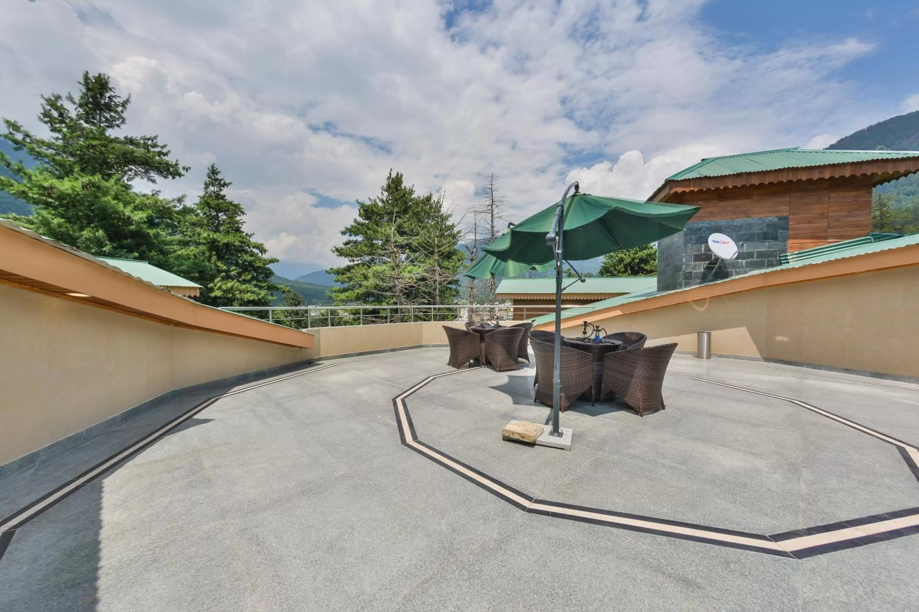 Balcony/Terrace in Royal Hillton Pahalgam