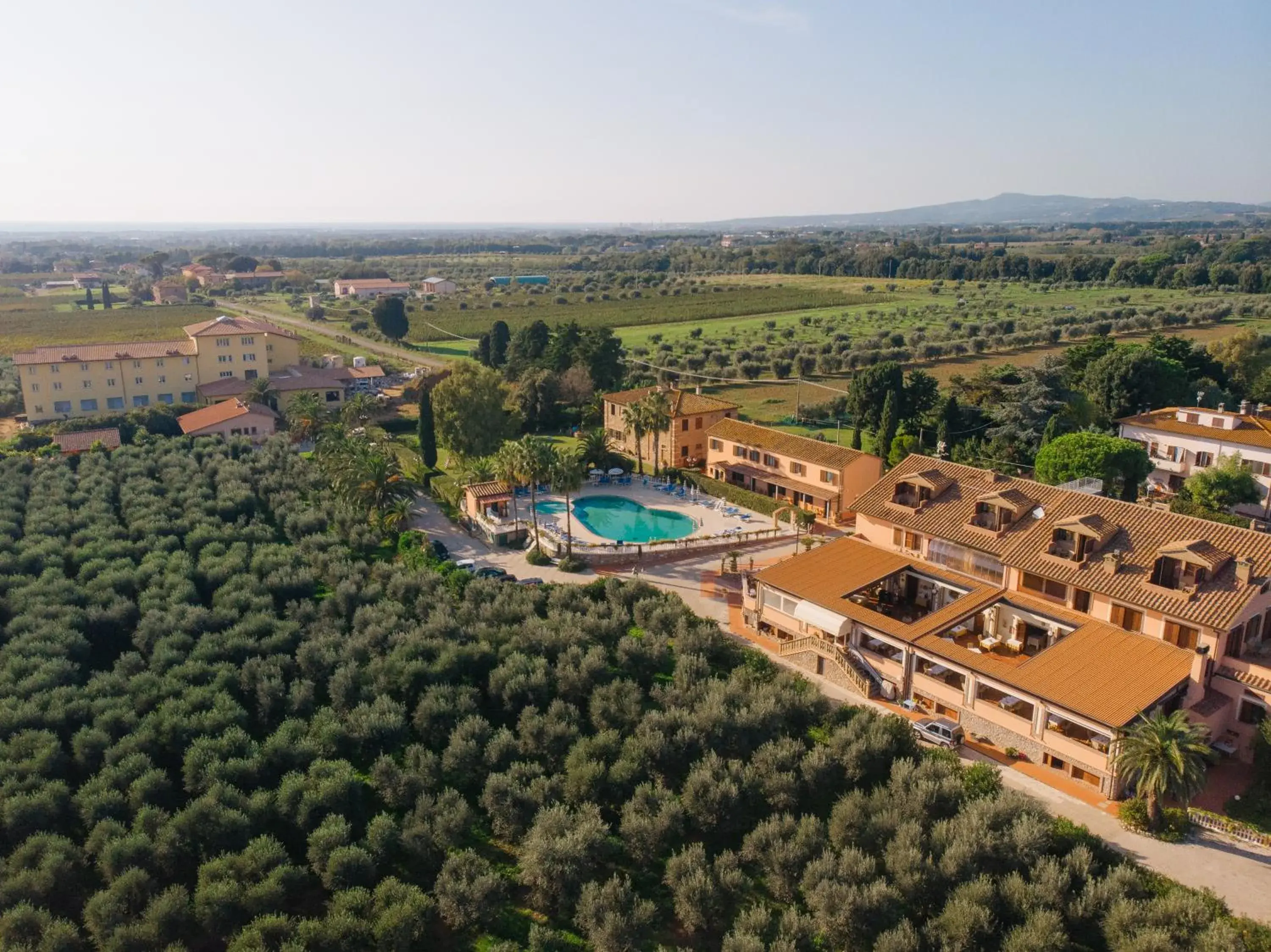 Bird's eye view, Bird's-eye View in Agrihotel Elisabetta