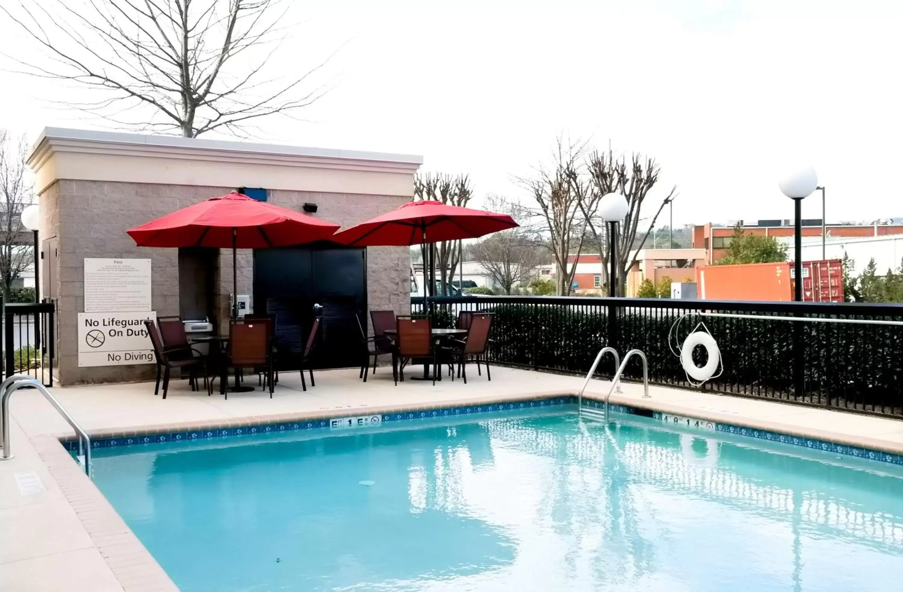 Pool view, Swimming Pool in Hampton Inn & Suites Birmingham-Pelham - I-65