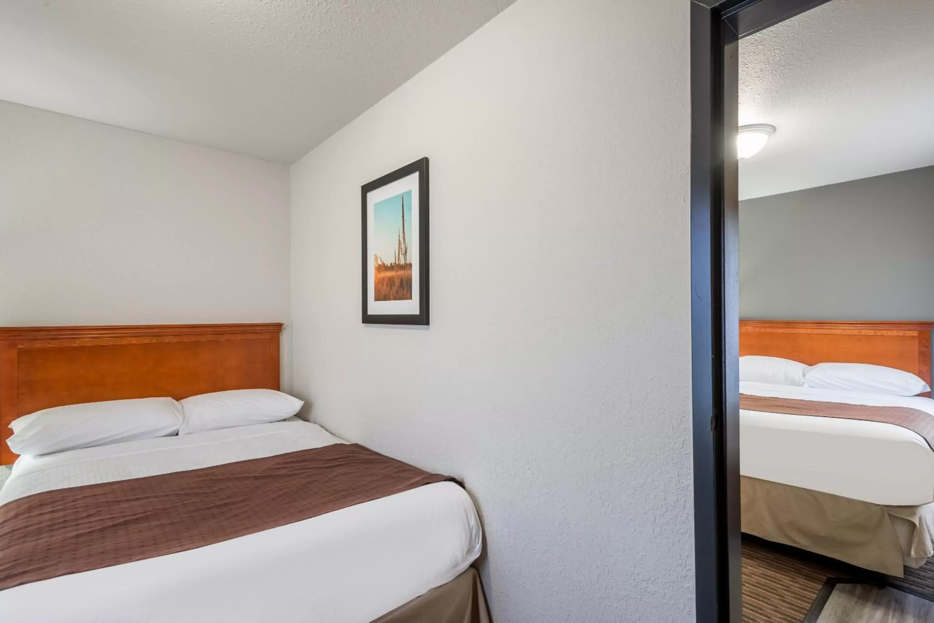 Bed in Super 8 by Wyndham Grande Prairie