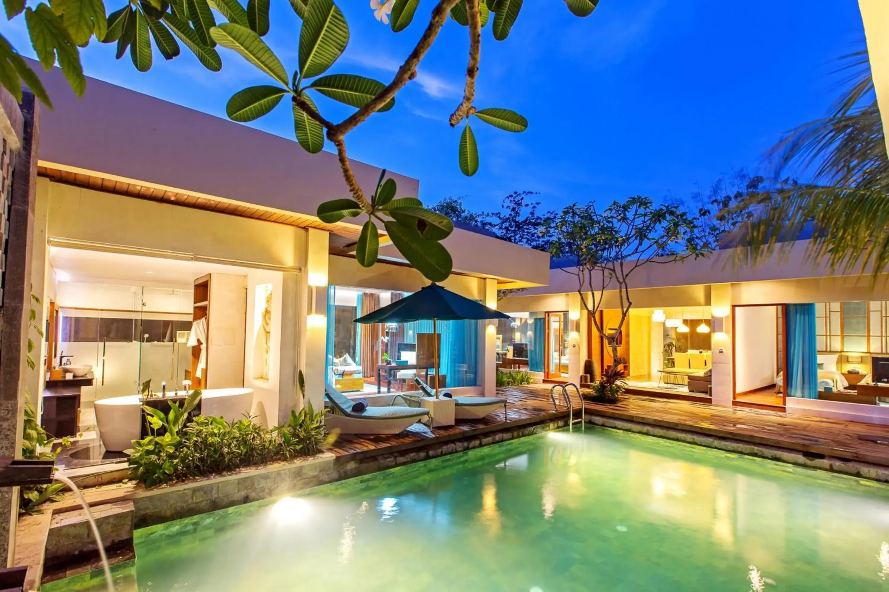 Pool view, Swimming Pool in The Leaf Jimbaran Luxury Villas
