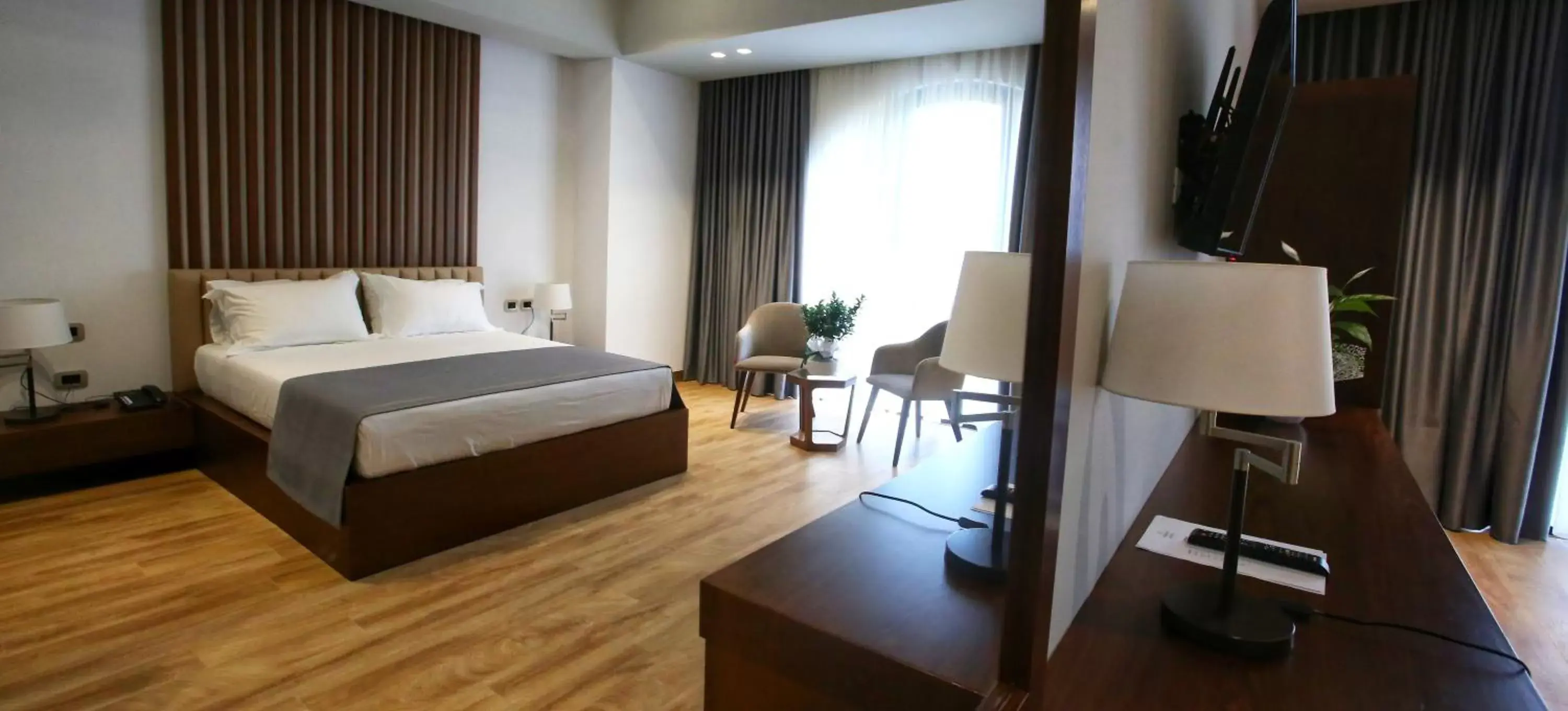 Photo of the whole room, Bed in Portik Hotel