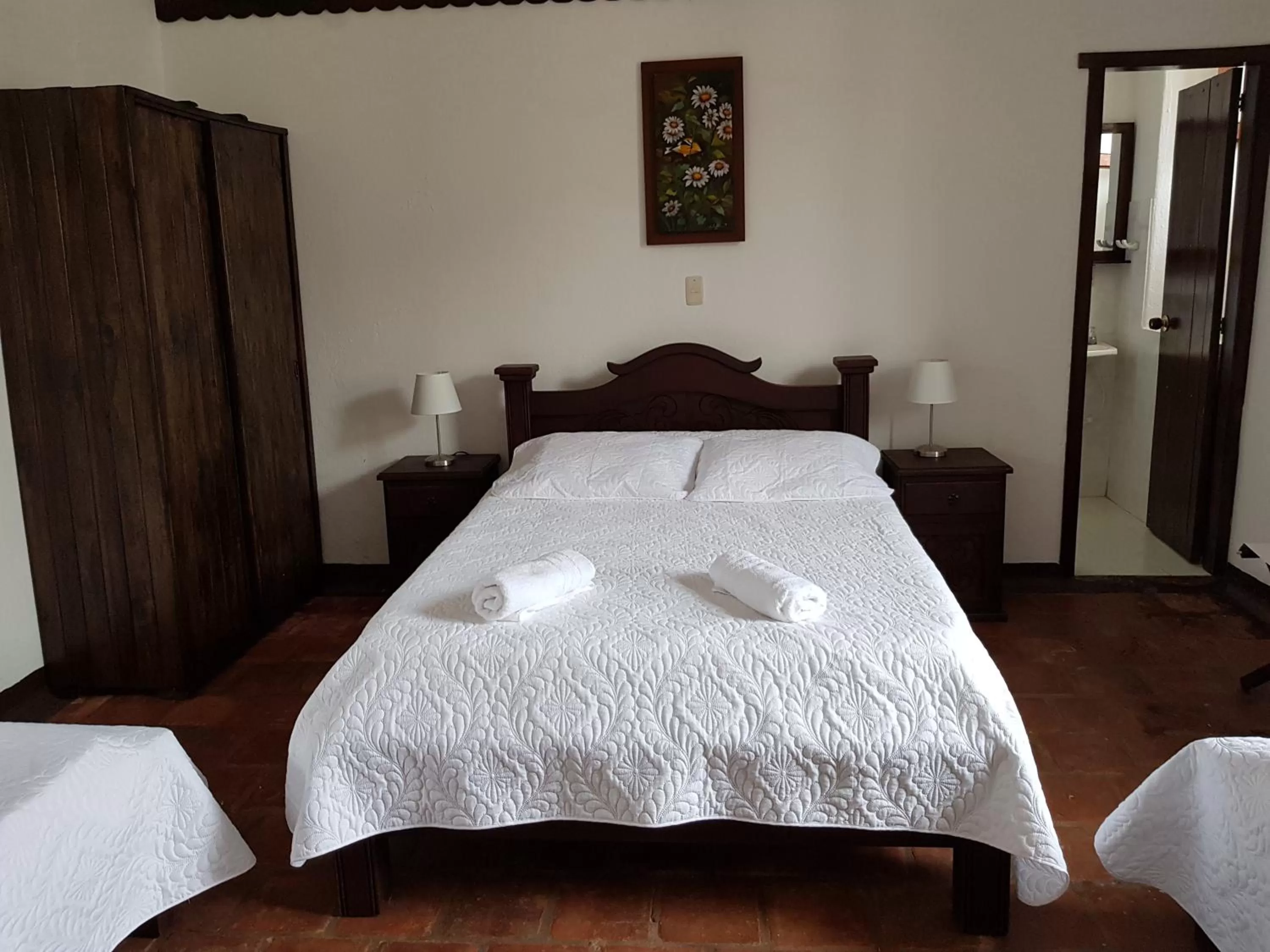 Bed in Hotel Casa Claustro De Zapatoca