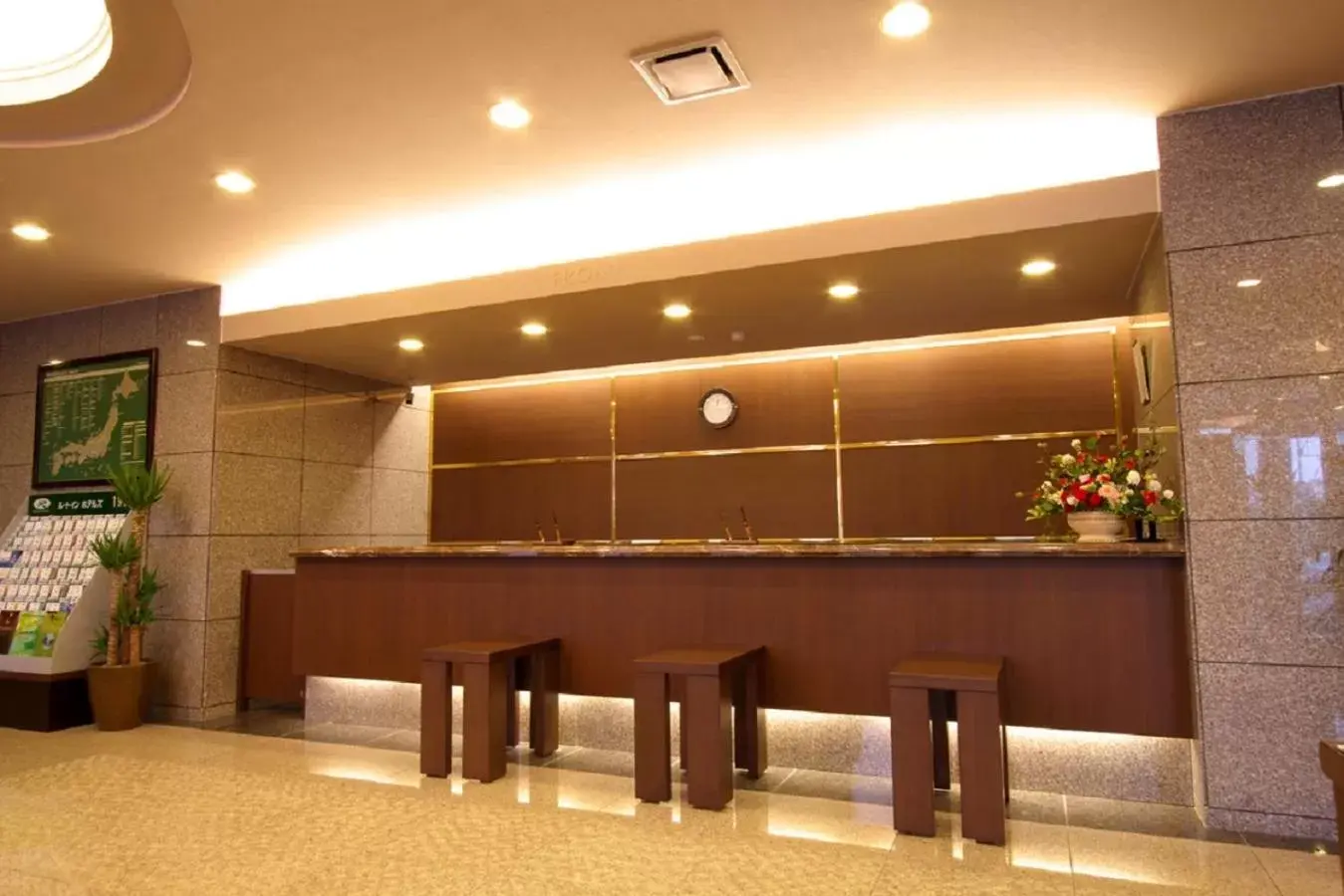 Lobby or reception, Lobby/Reception in Hotel Route-Inn Iwata Inter