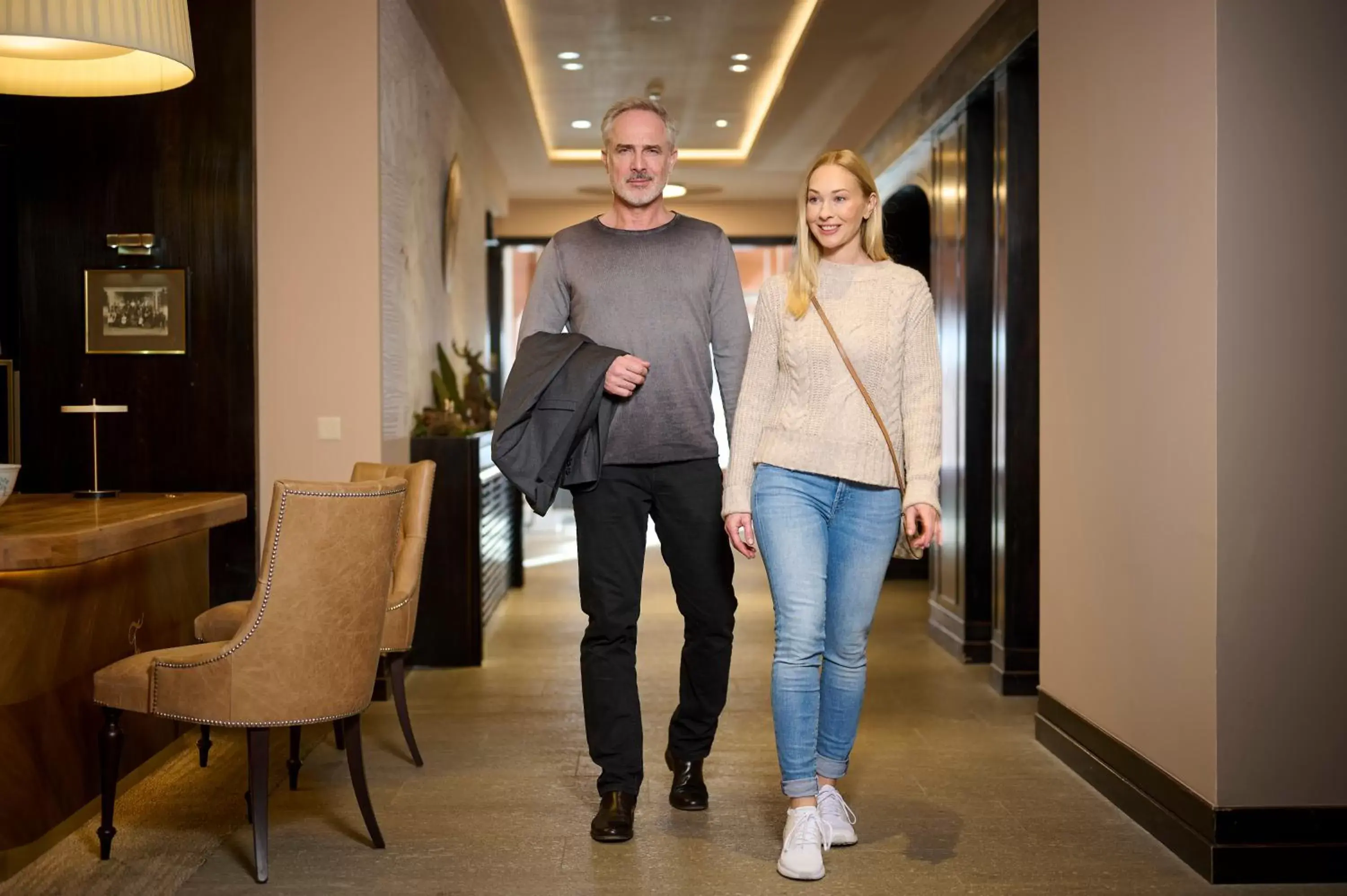 People in Hotel Flüela Davos, in The Unbound Collection by Hyatt