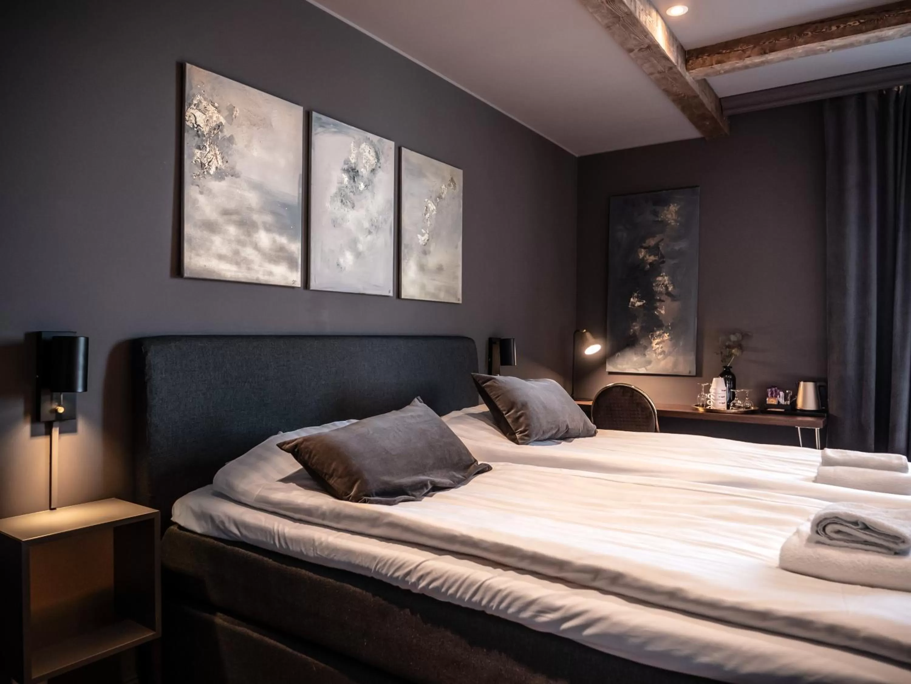 Bed in Hotell Gamla Staden