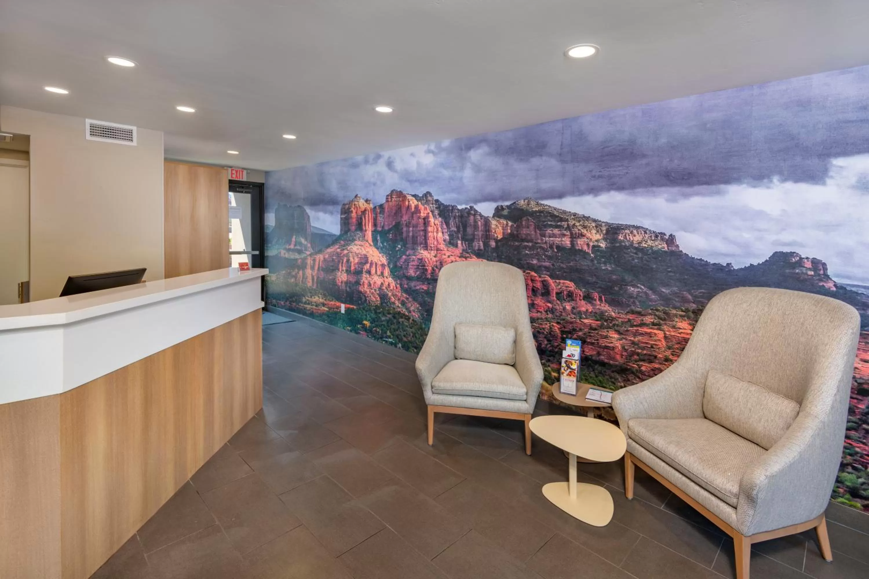 Lobby or reception in Matterhorn Inn