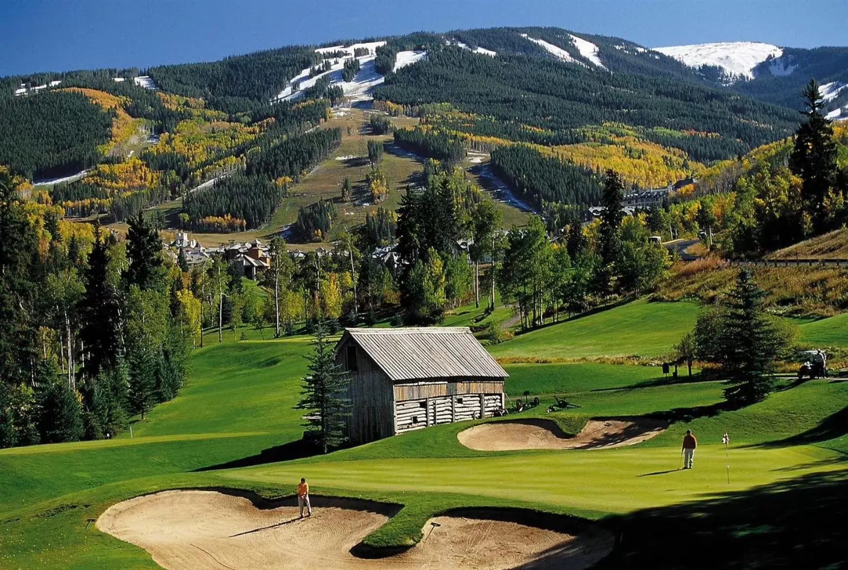 Golfcourse, Bird's-eye View in The Pines Lodge, a RockResort