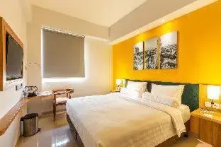 Bedroom, Bed in Great Diponegoro Hotel Surabaya