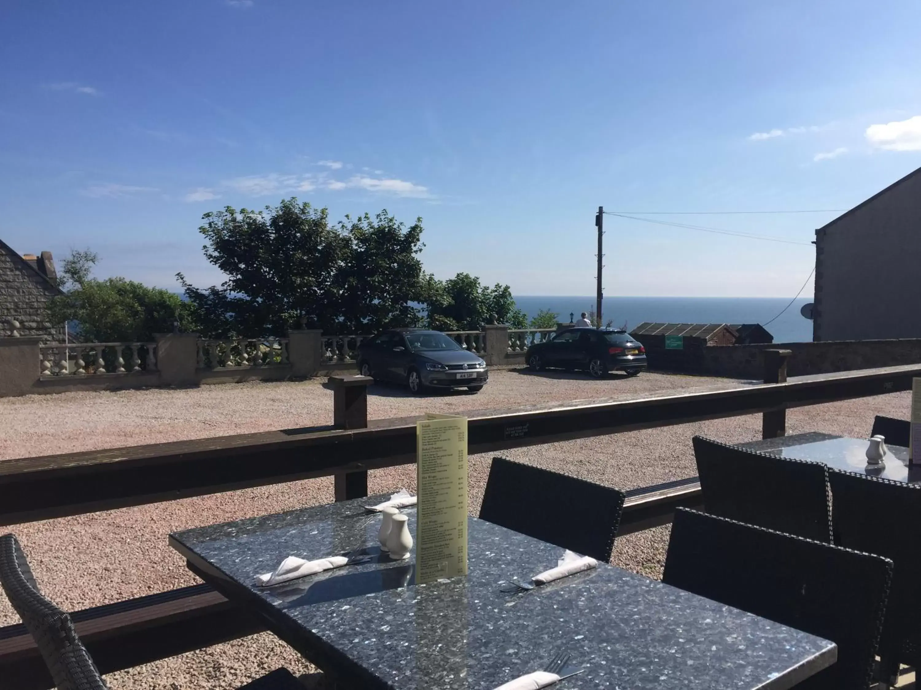 Patio in Cove Bay Hotel