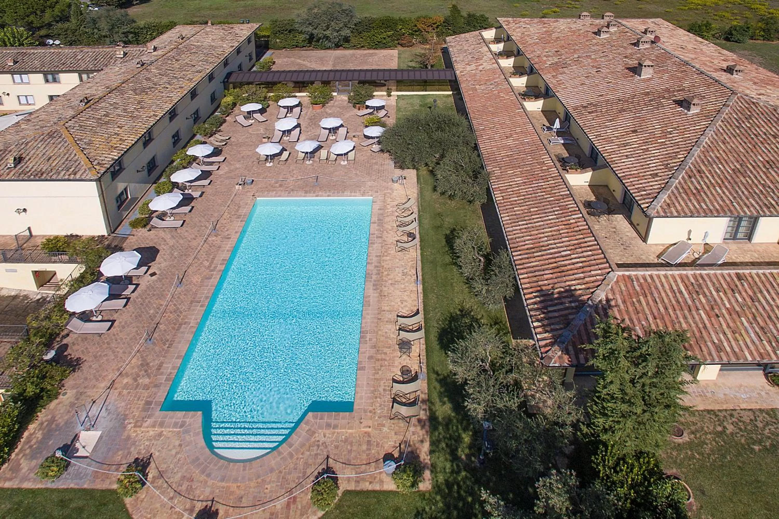 Bird's eye view in Relais dell'Olmo