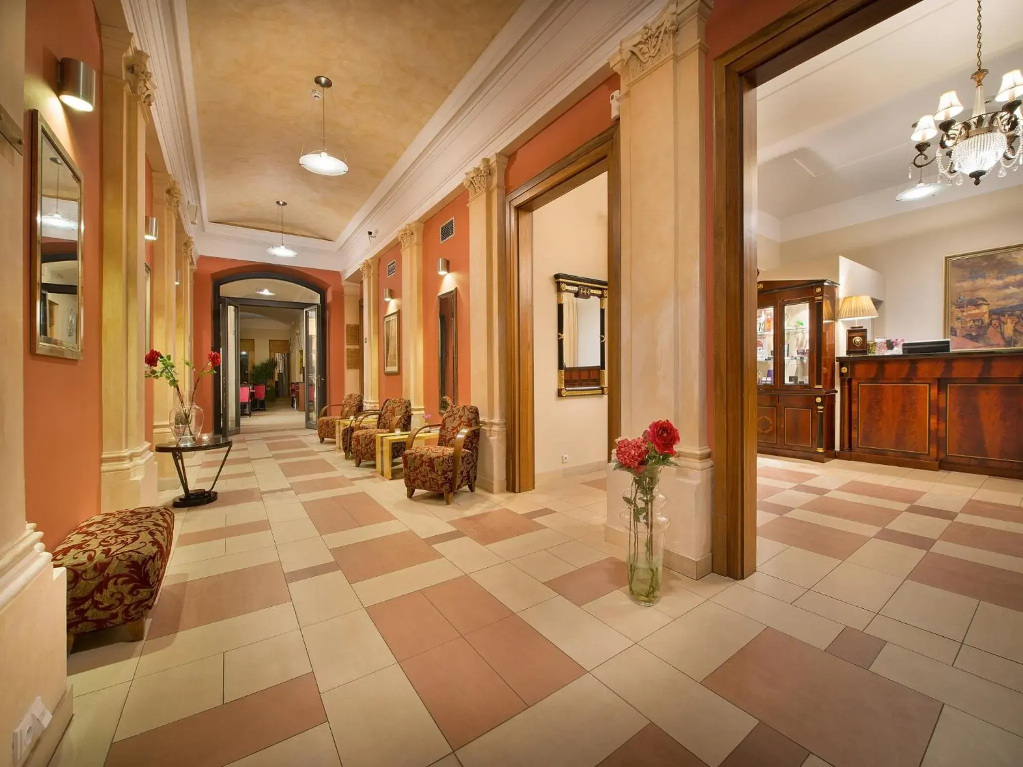 Lobby or reception, Lobby/Reception in EA Embassy Prague Hotel