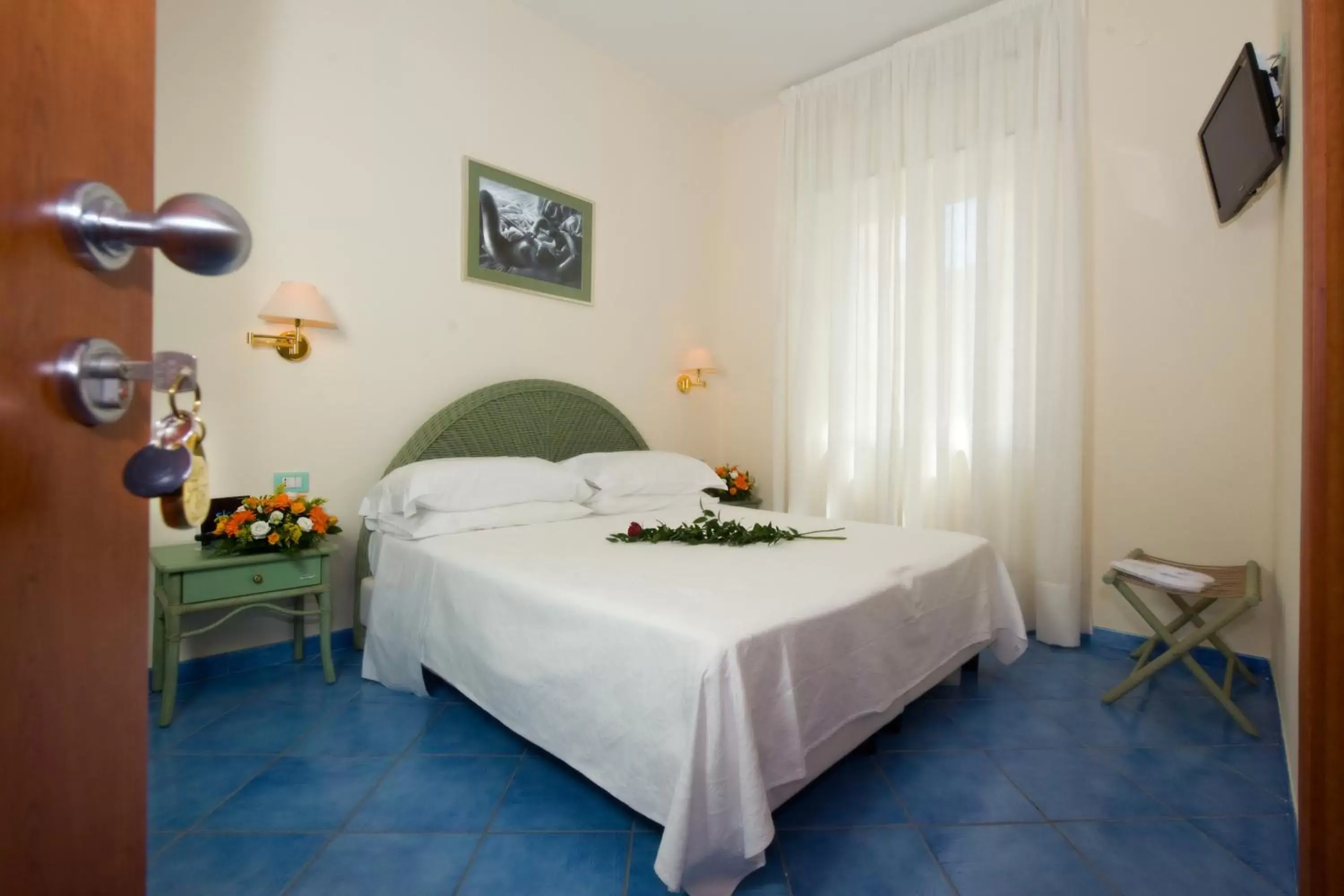 Bed in Hotel Pensione Reale