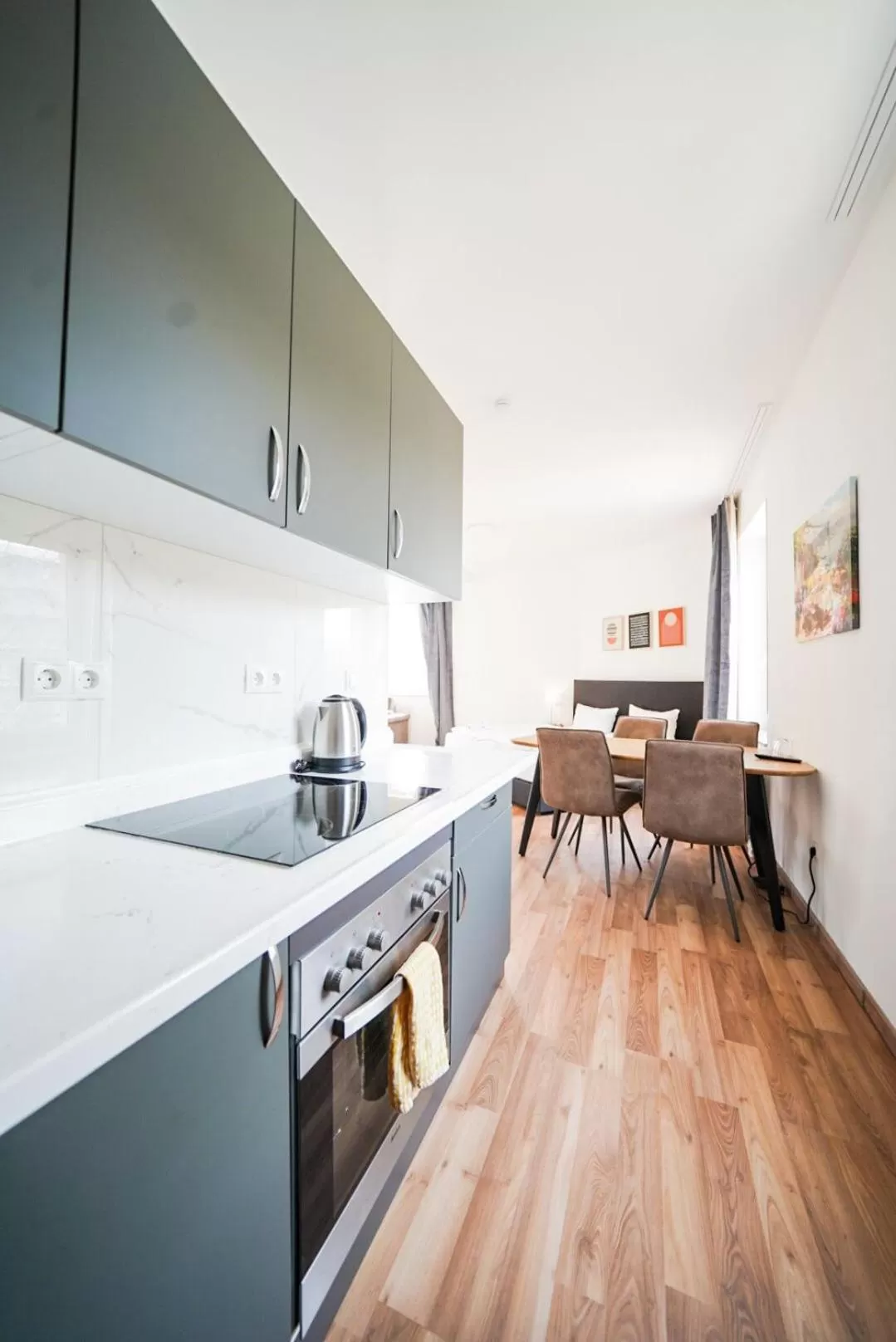 Kitchen or kitchenette in Hotel Zur alten Stadtkellerei Leipzig