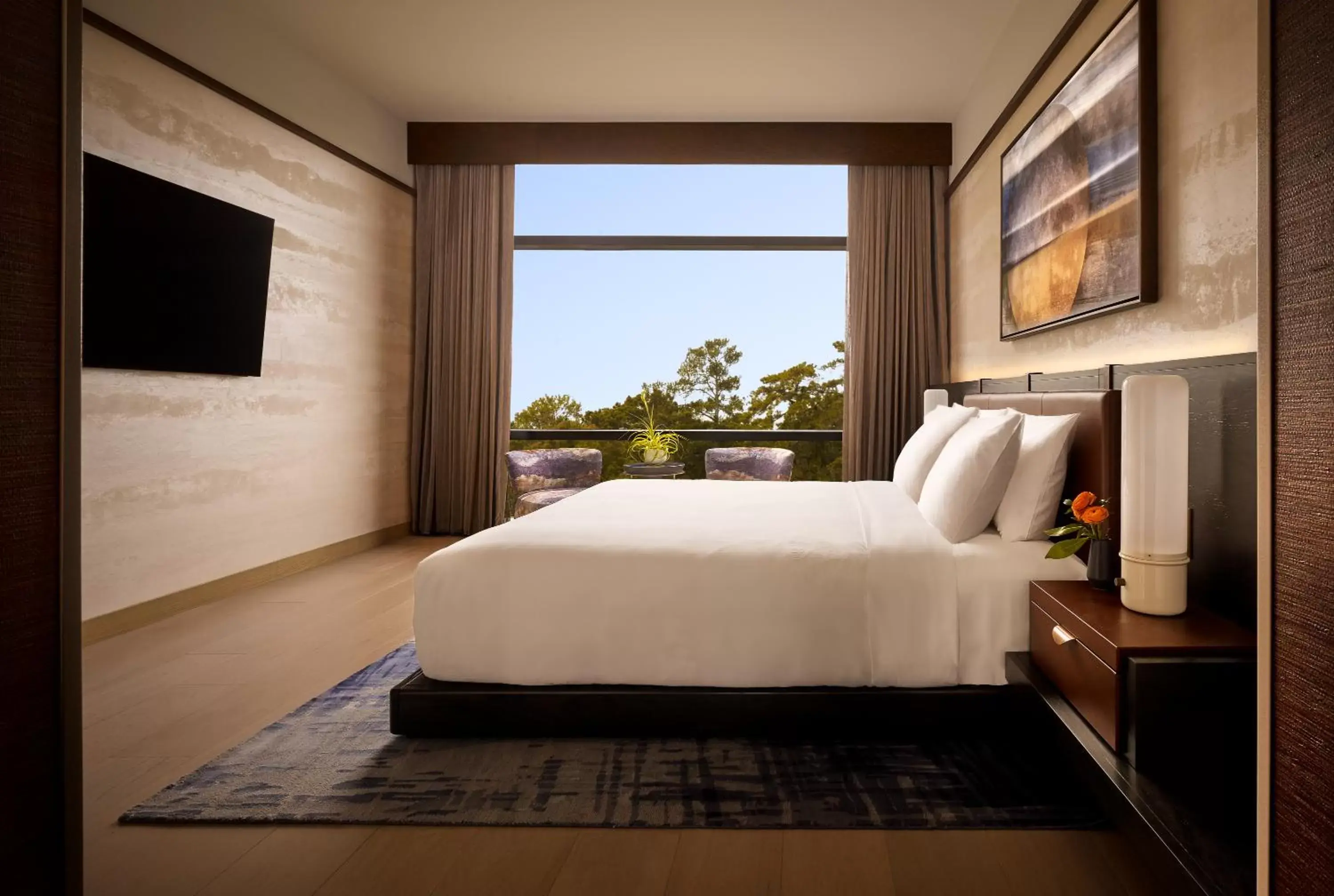 Bed in Nobu Hotel Atlanta