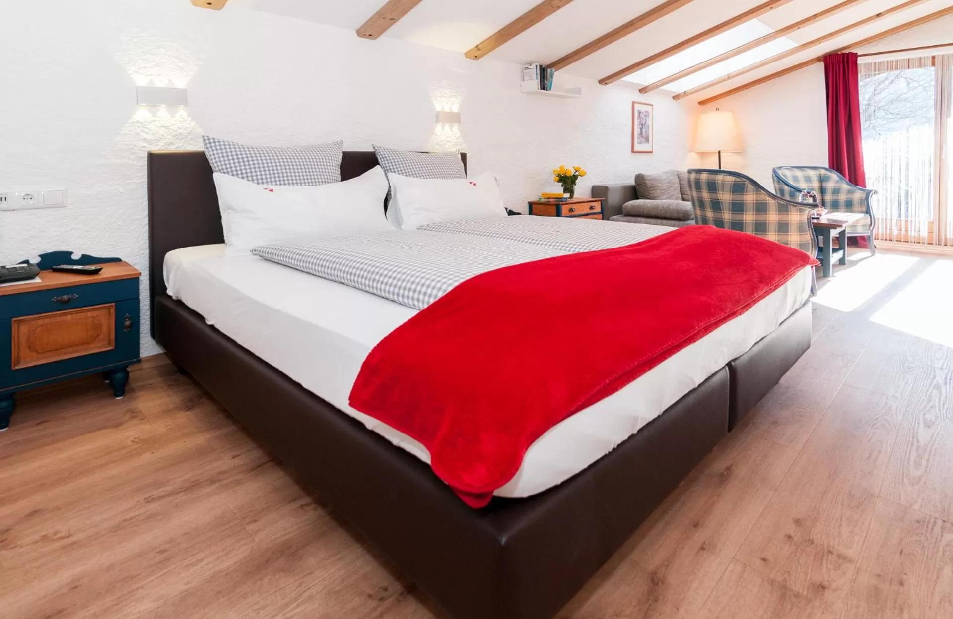 Bed in Hotel Effland -Sauna -Pool