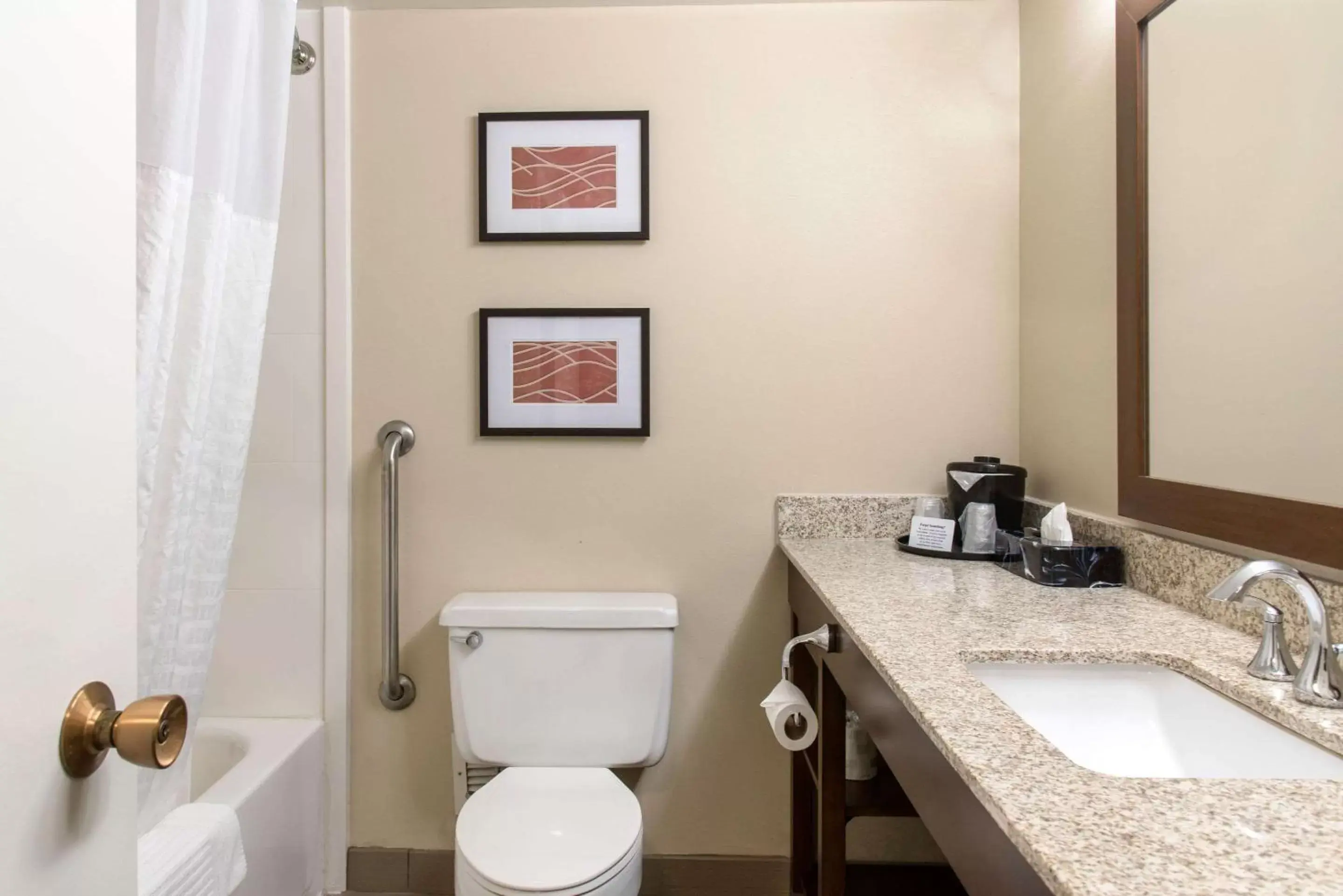 Bathroom in Comfort Inn MSP Airport - Mall of America