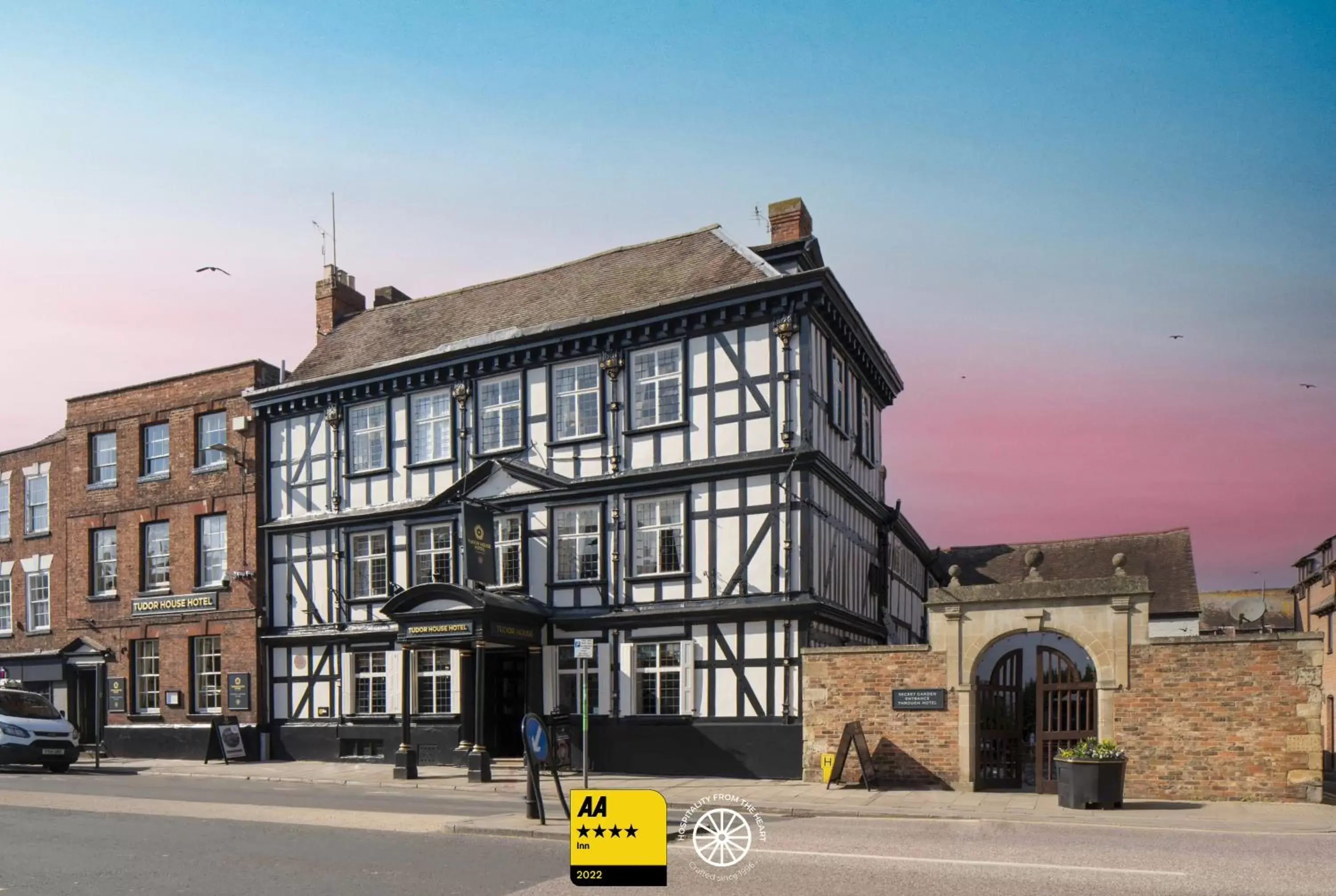 Property Building in The Tudor House Hotel, Tewkesbury, Gloucestershire