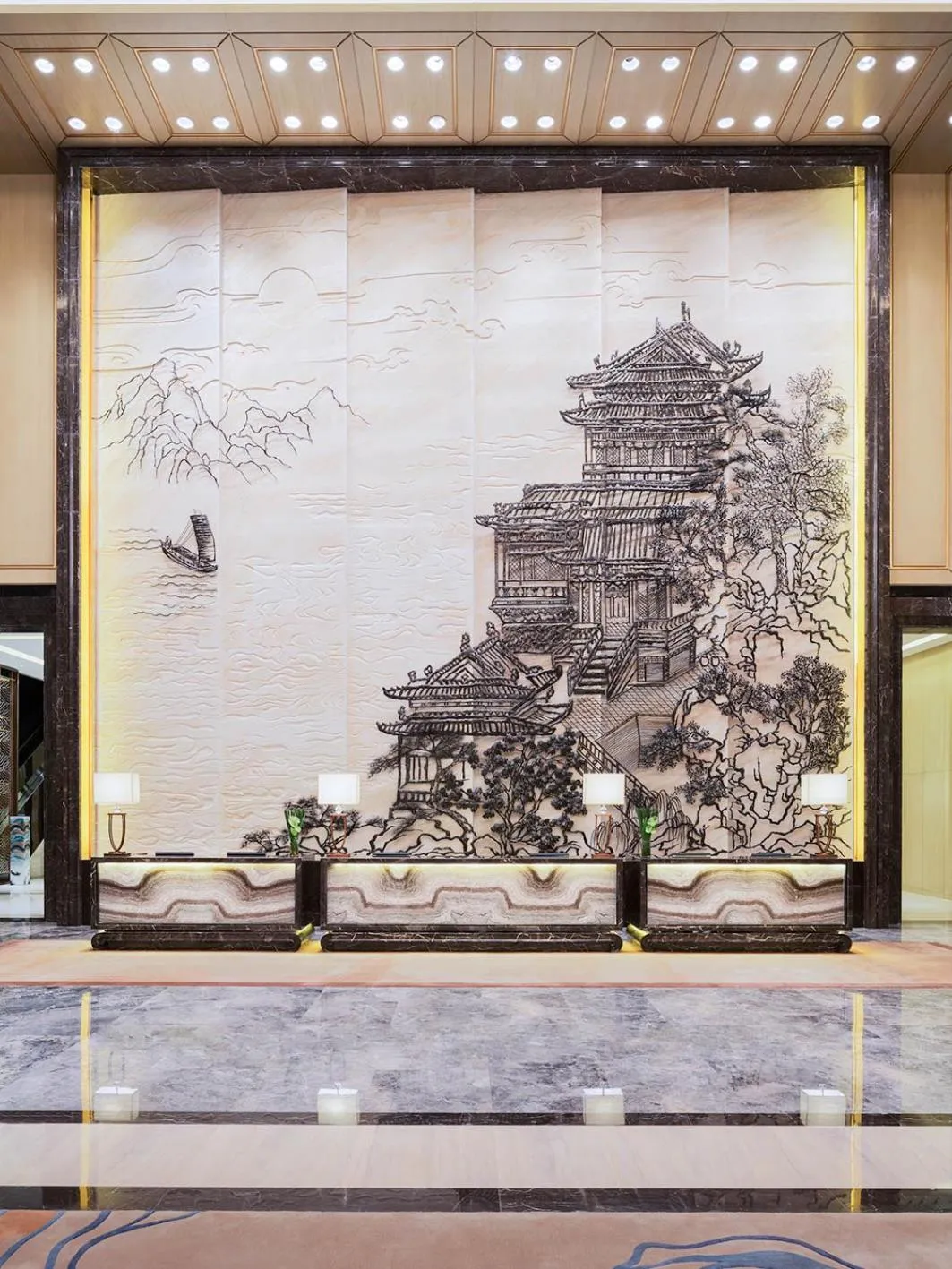 Lobby or reception in Wanda Realm Nanchang