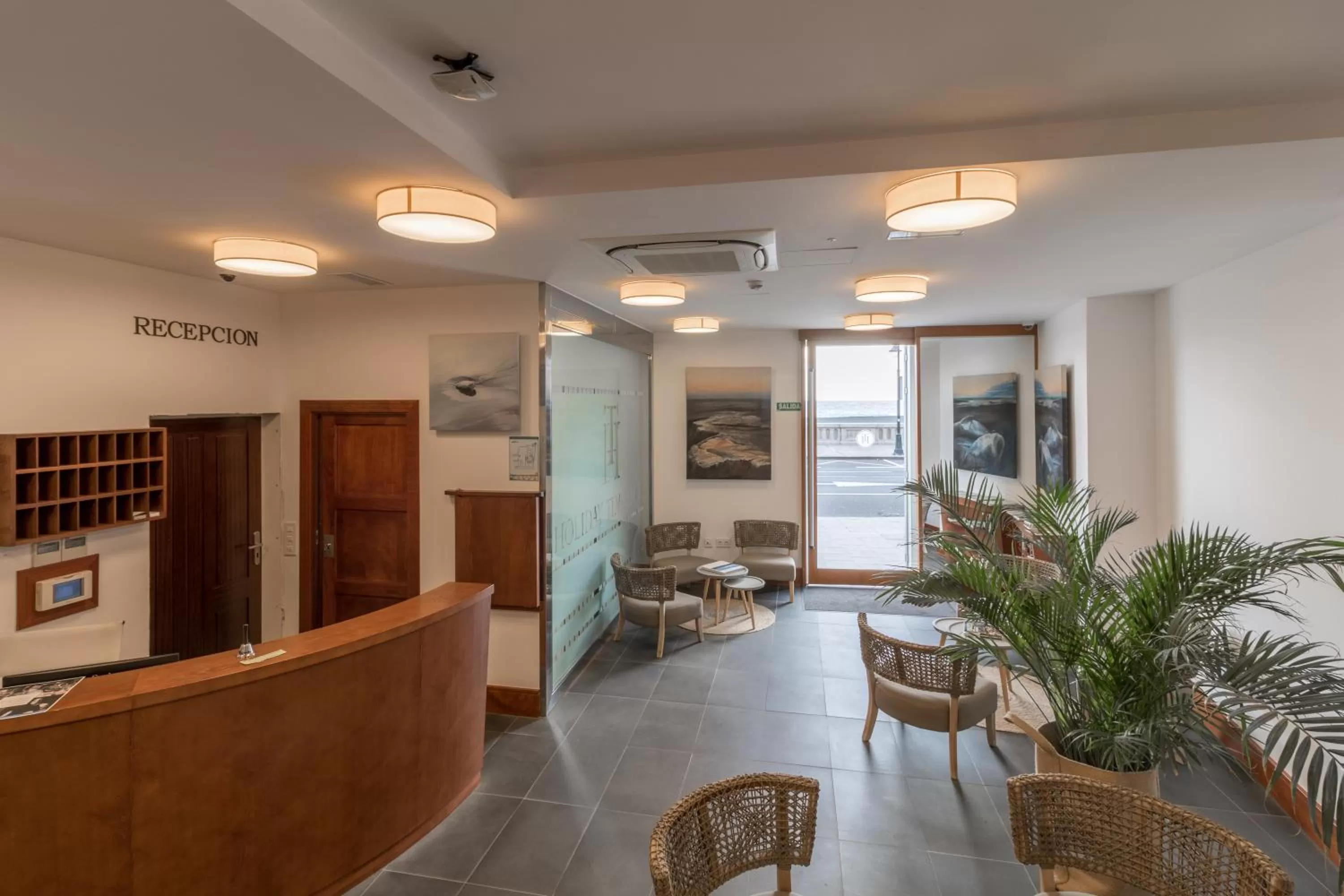 Lobby or reception in Hotel Emblemático Holiday Time