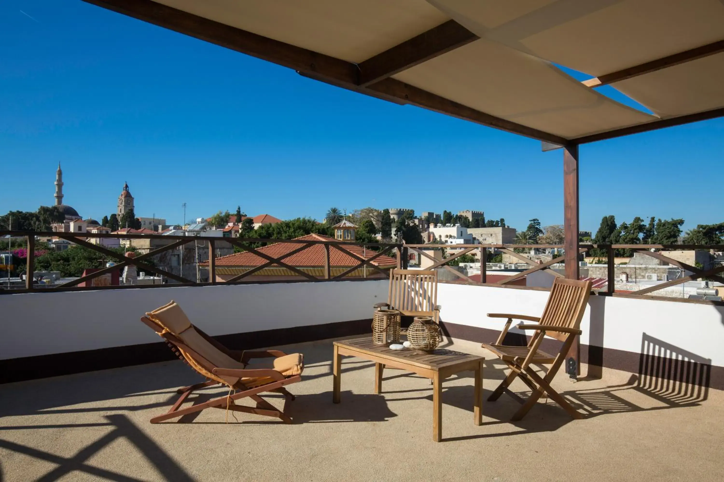 City view, Balcony/Terrace in Evdokia Hotel