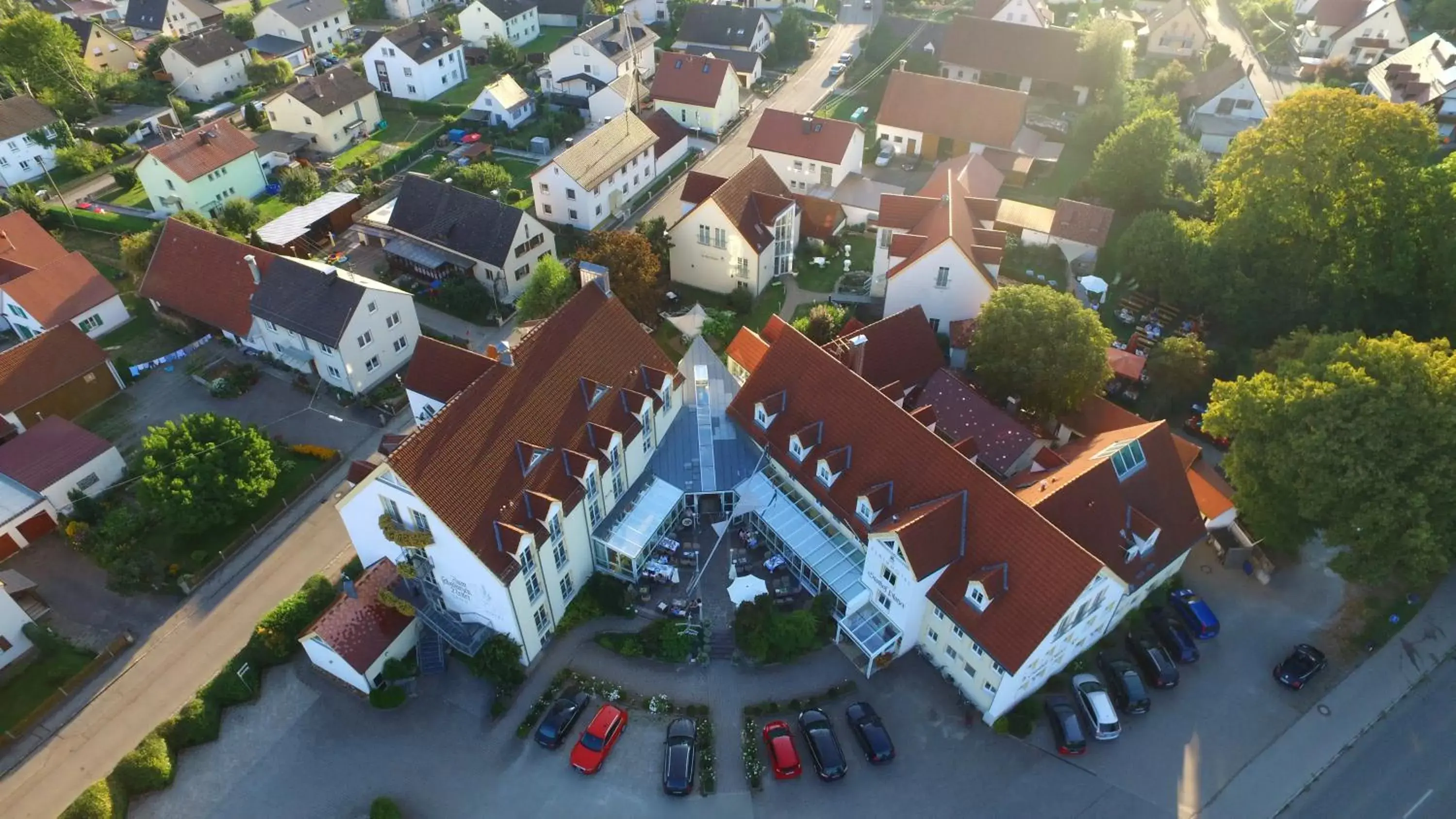 Bird's eye view, Bird's-eye View in Flair Hotel Zum Schwarzen Reiter