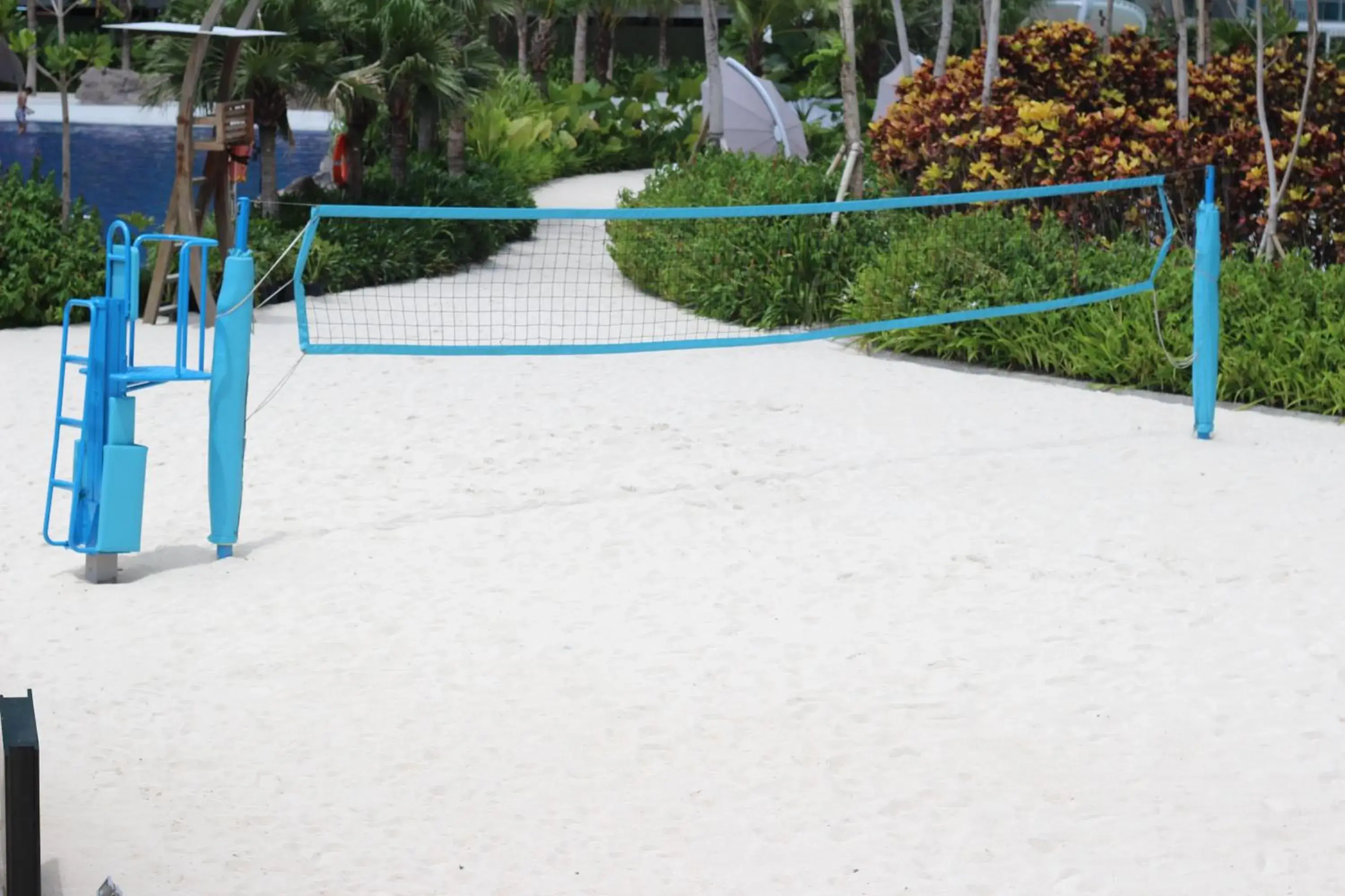 Beach, Children's Play Area in Azure Tropical Paradise