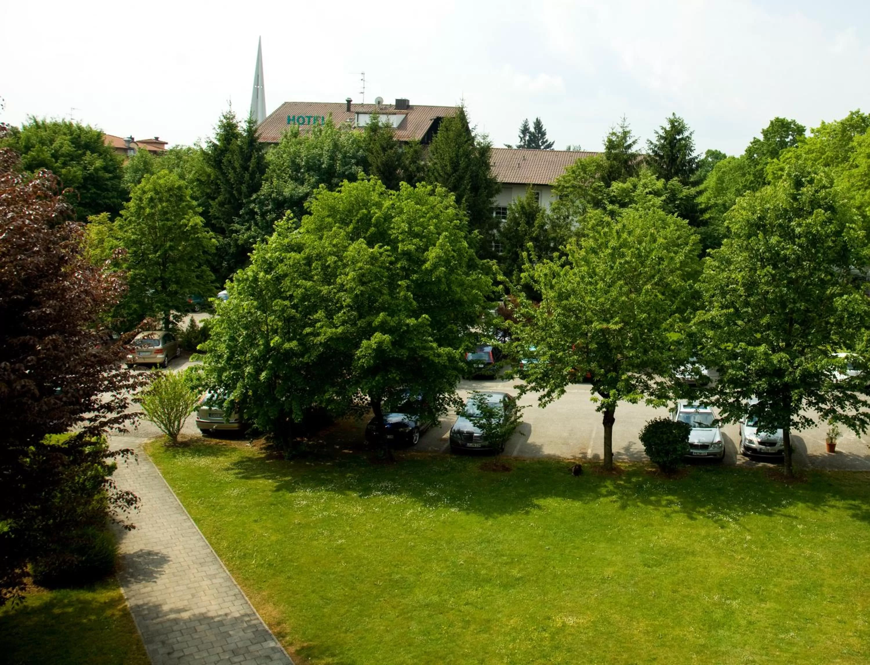 Garden view in Kurpension Freudenstein