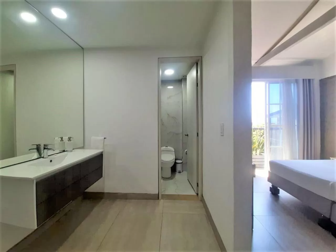 Bathroom, Bed in Rossa Palma