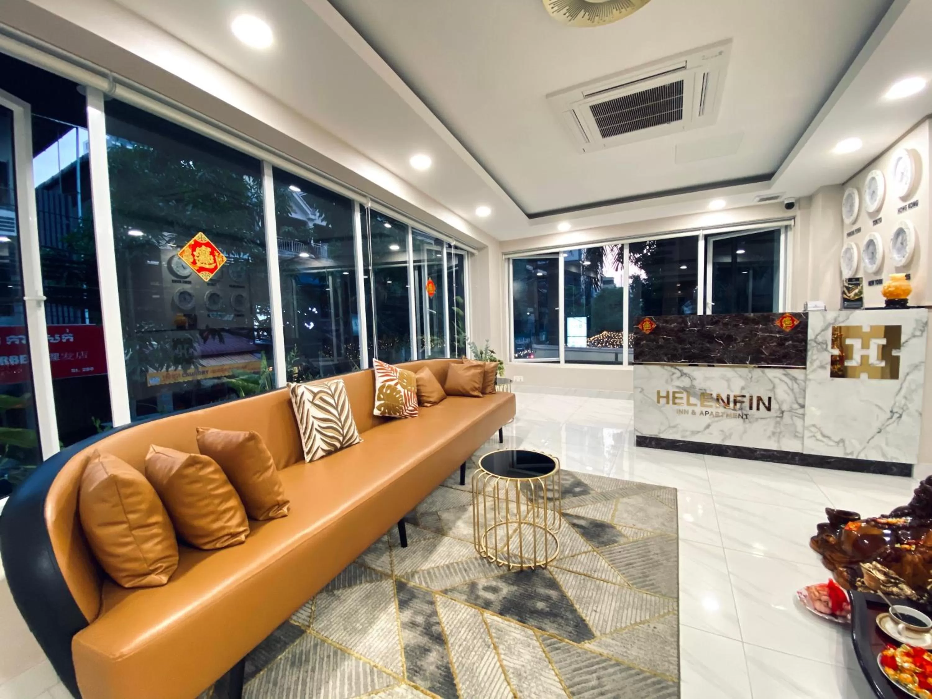 Lobby or reception in Helen Fin Inn & Apartment