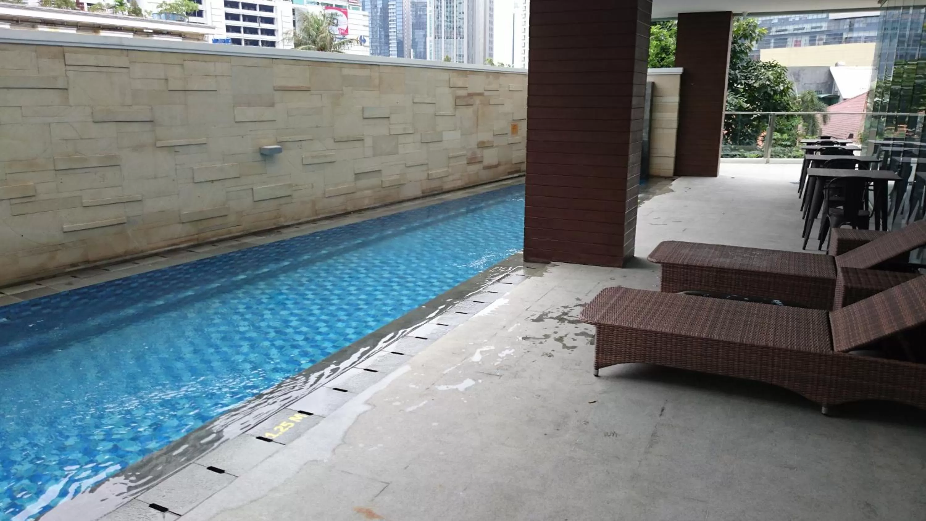 Swimming pool in Ayaka Suites
