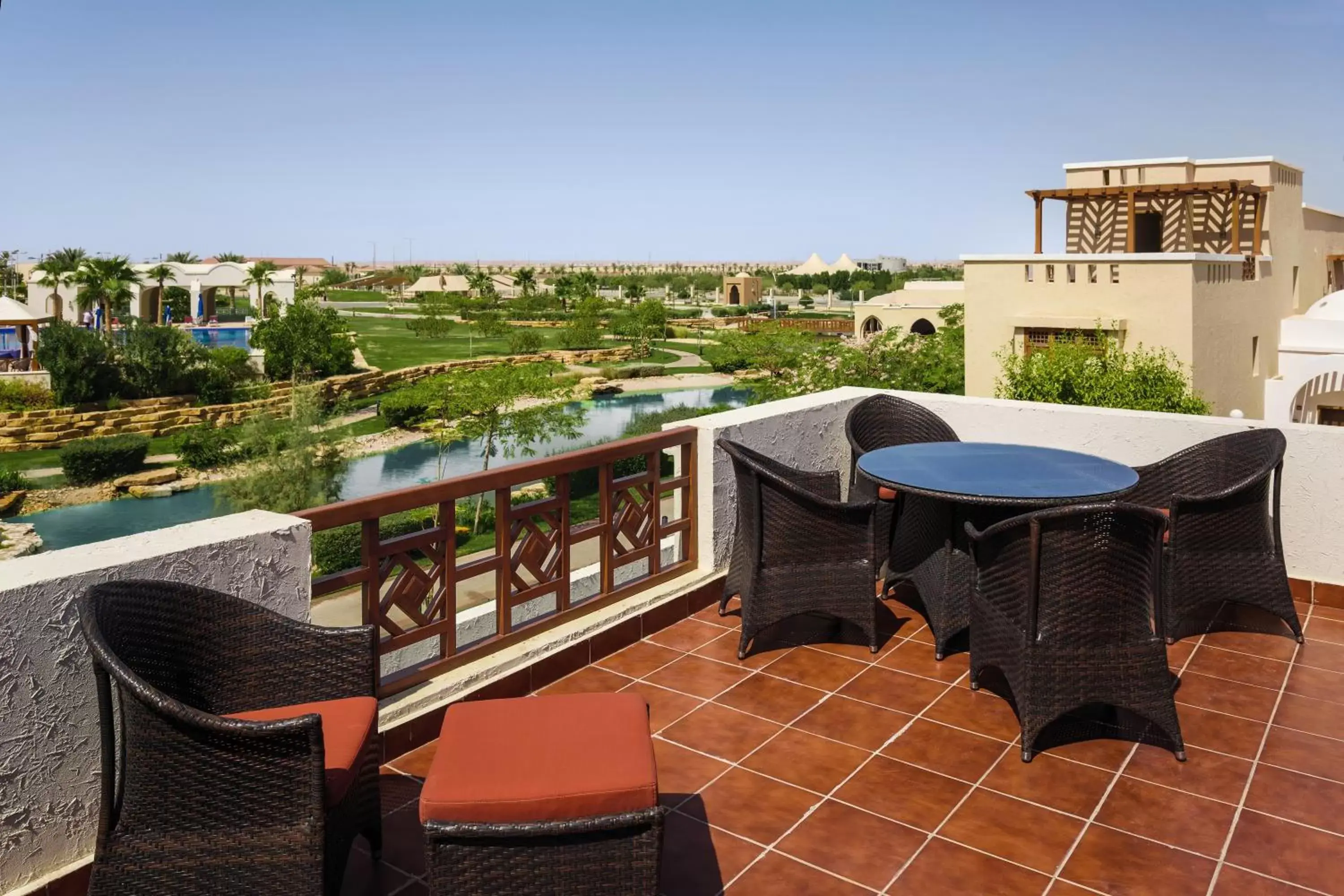 Balcony/Terrace in InterContinental Durrat Al Riyadh Resort & Spa, an IHG Hotel