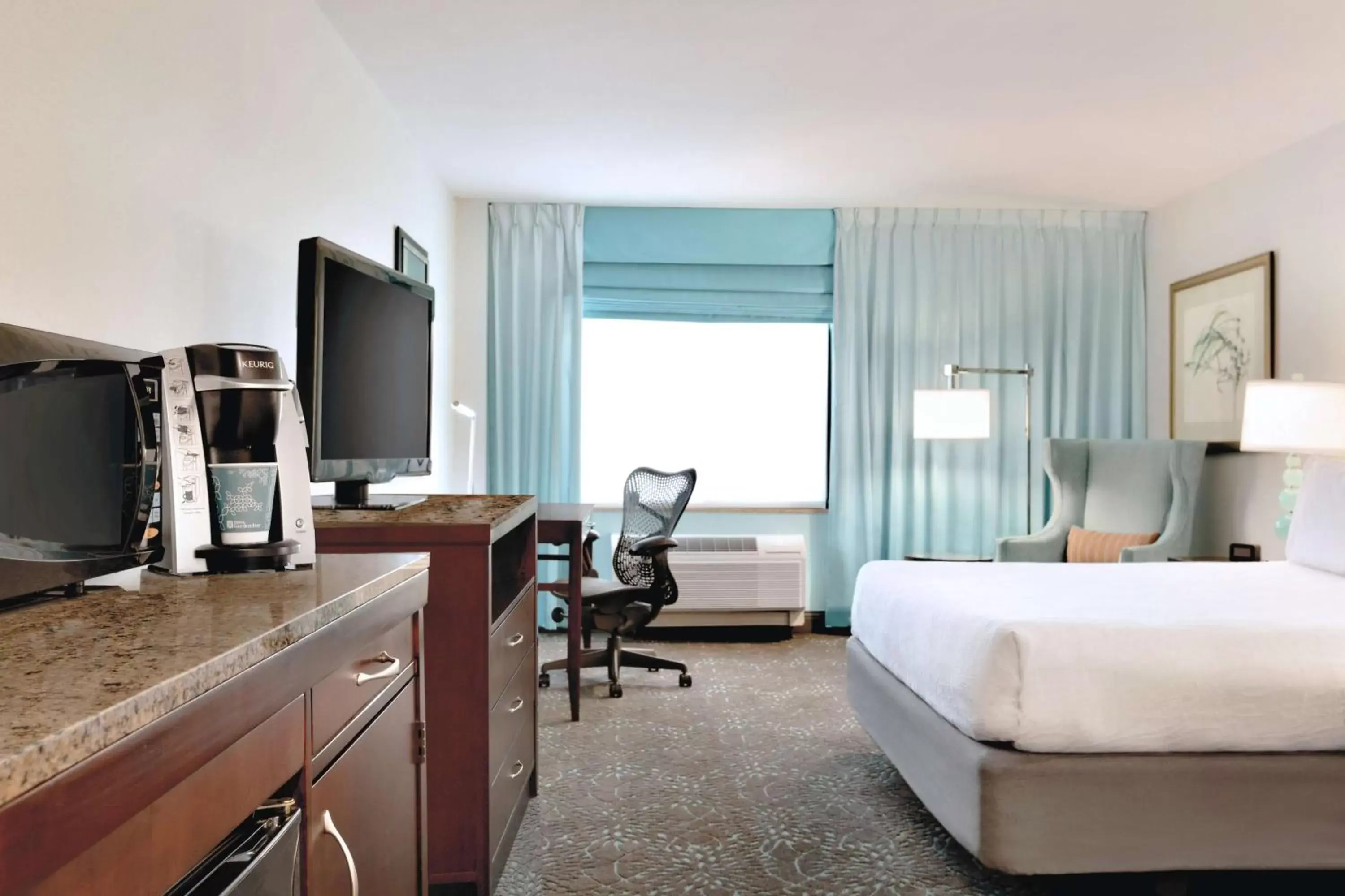 Bed in Hilton Garden Inn Worcester Bed in Hilton Garden Inn Worcester