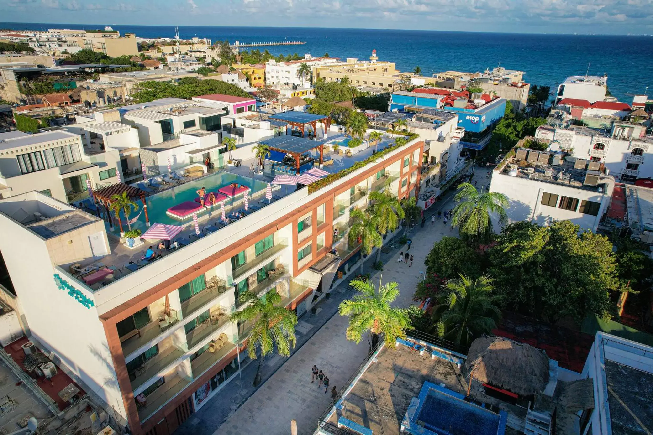 Property building, Bird's-eye View in The Palm at Playa