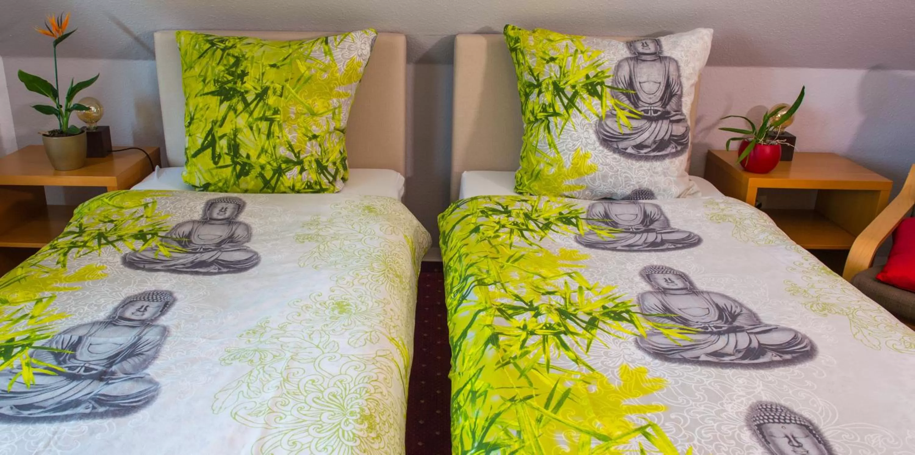 Bed in Hotel Garni am Eckernweg