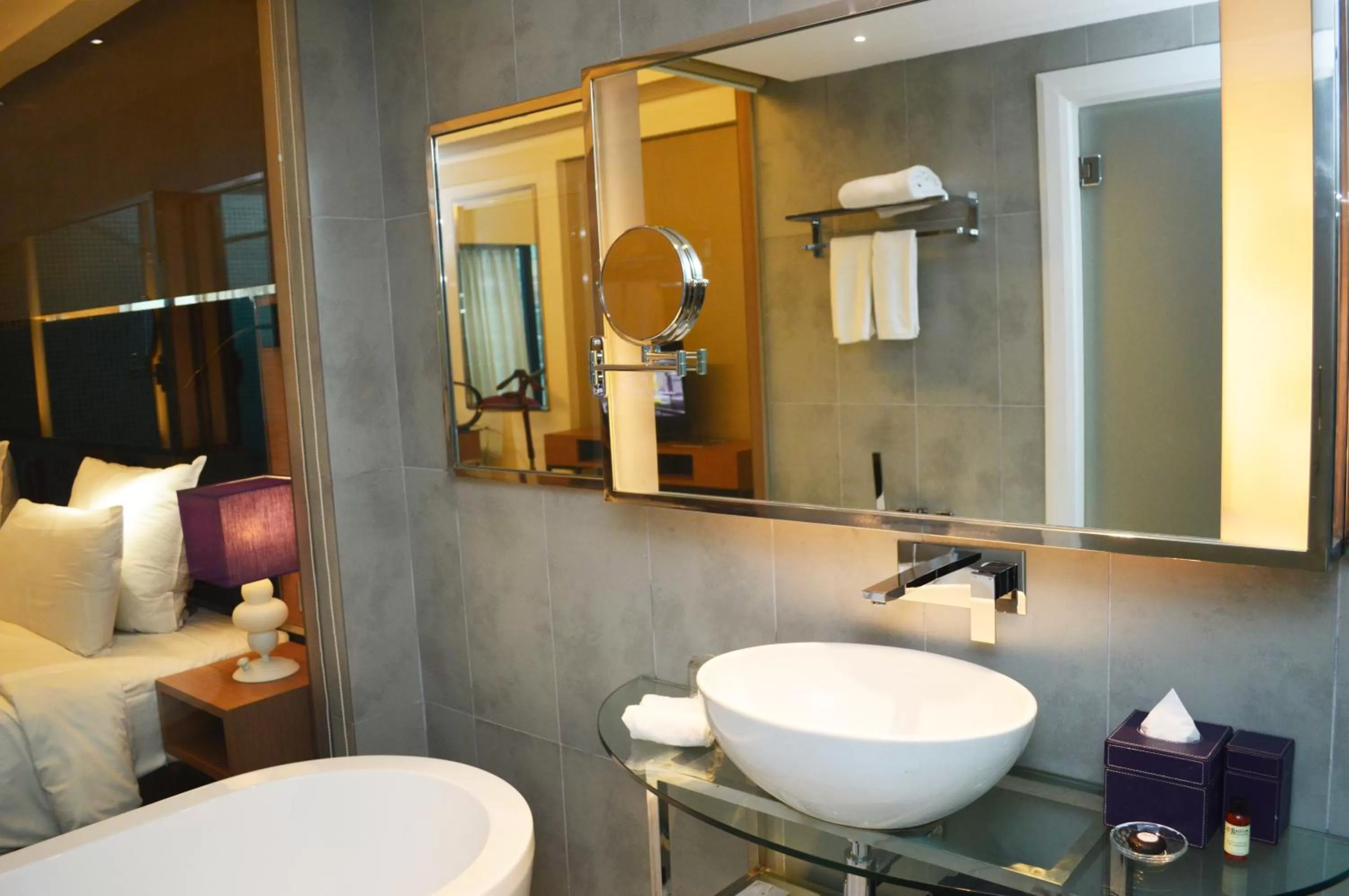 Bathroom in Wyndham Grand Bangsar Kuala Lumpur