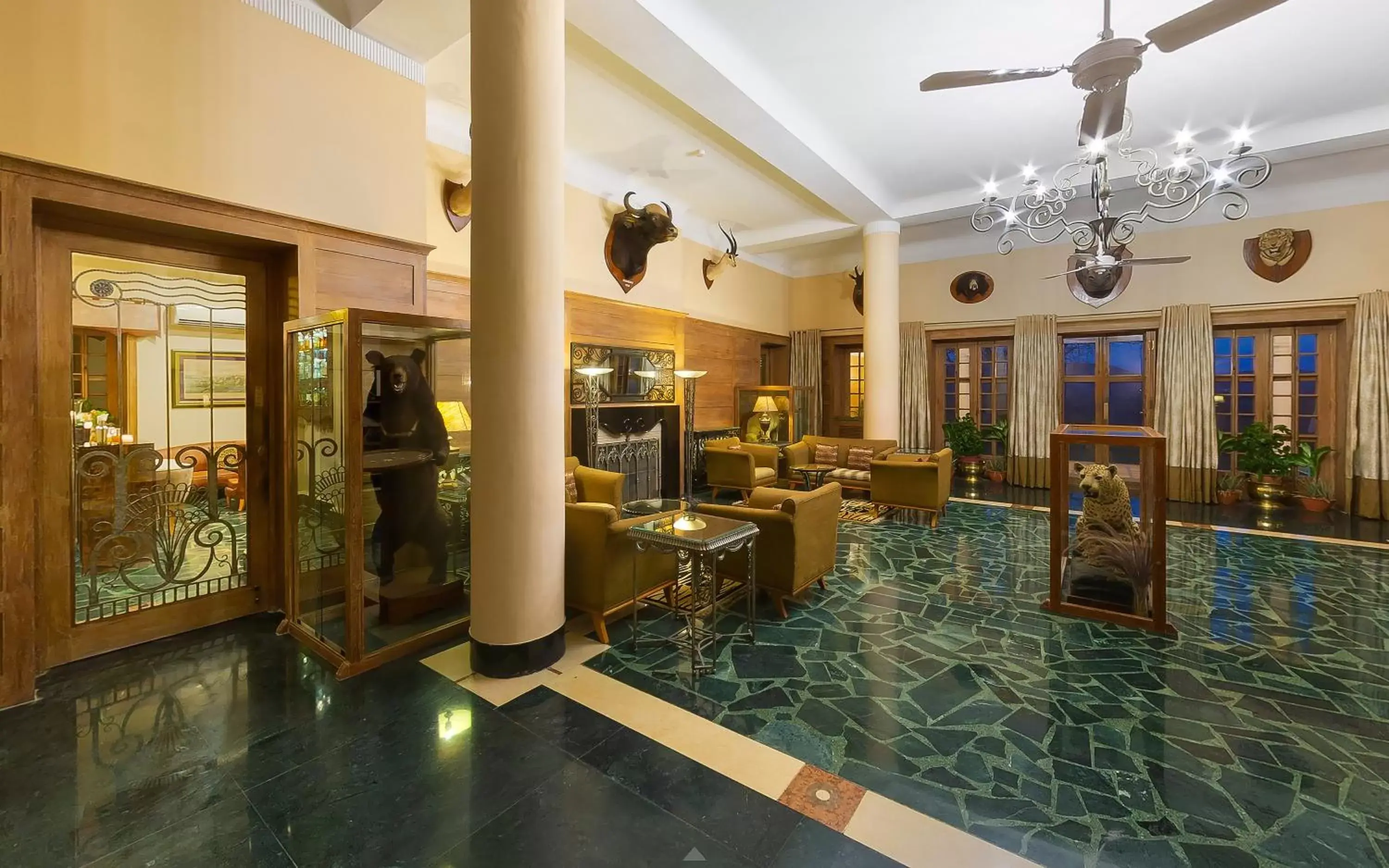 Lobby or reception in Ramgarh Lodge, Jaipur – IHCL SeleQtions Lobby or reception in Ramgarh Lodge, Jaipur – IHCL SeleQtions
