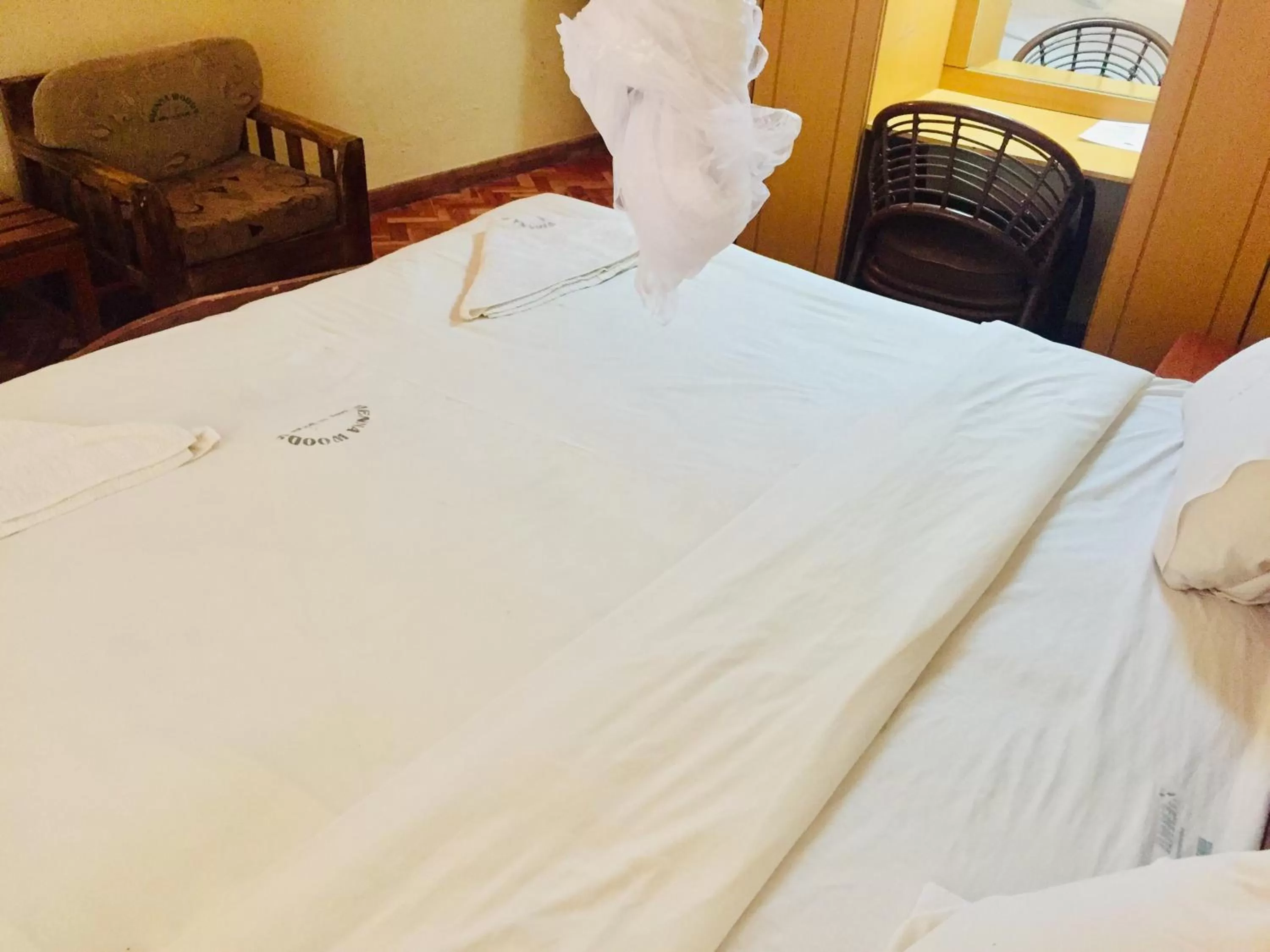 Bed in Vienna Woods Hotel Nakuru