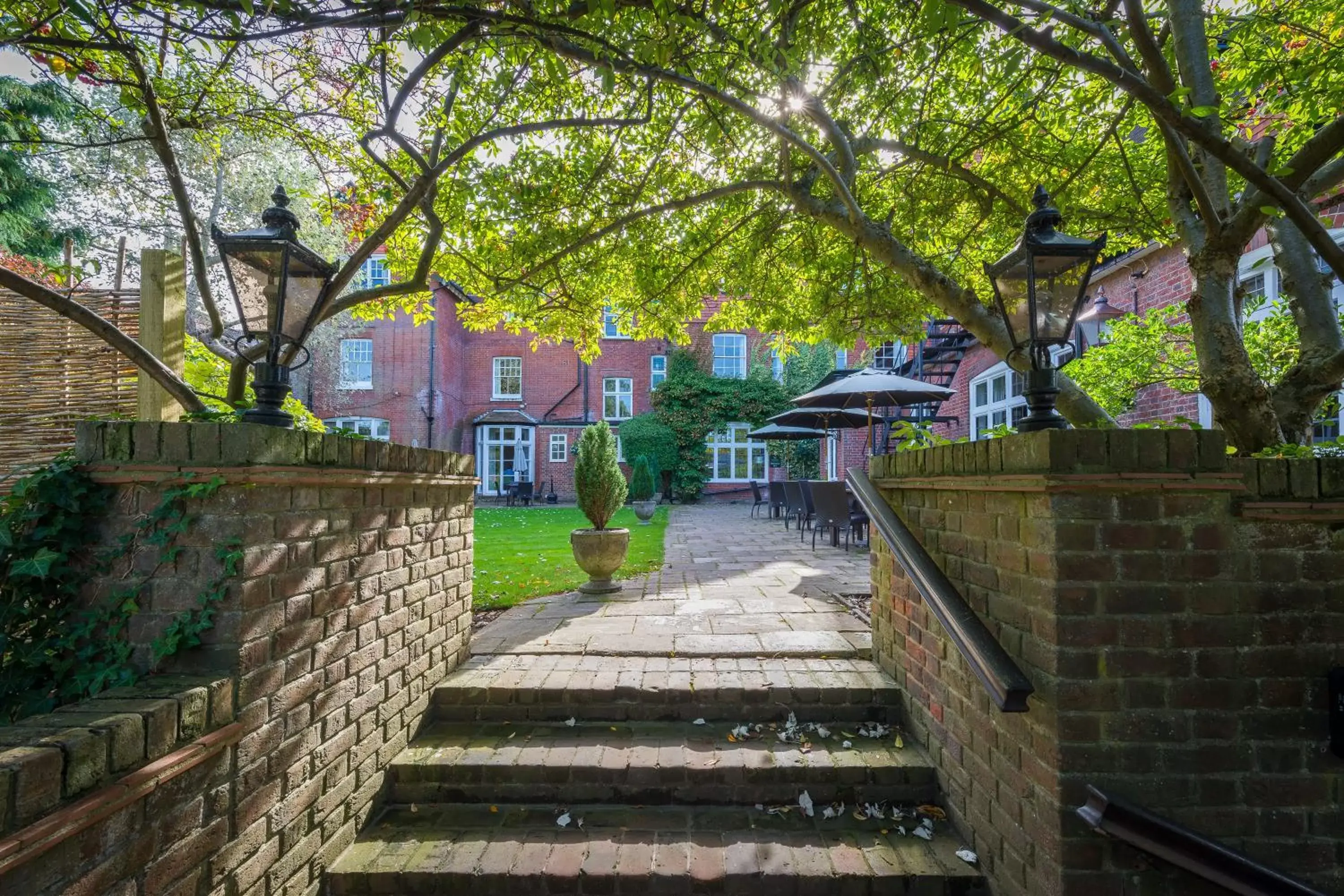 Garden in The Crown Manor House Hotel