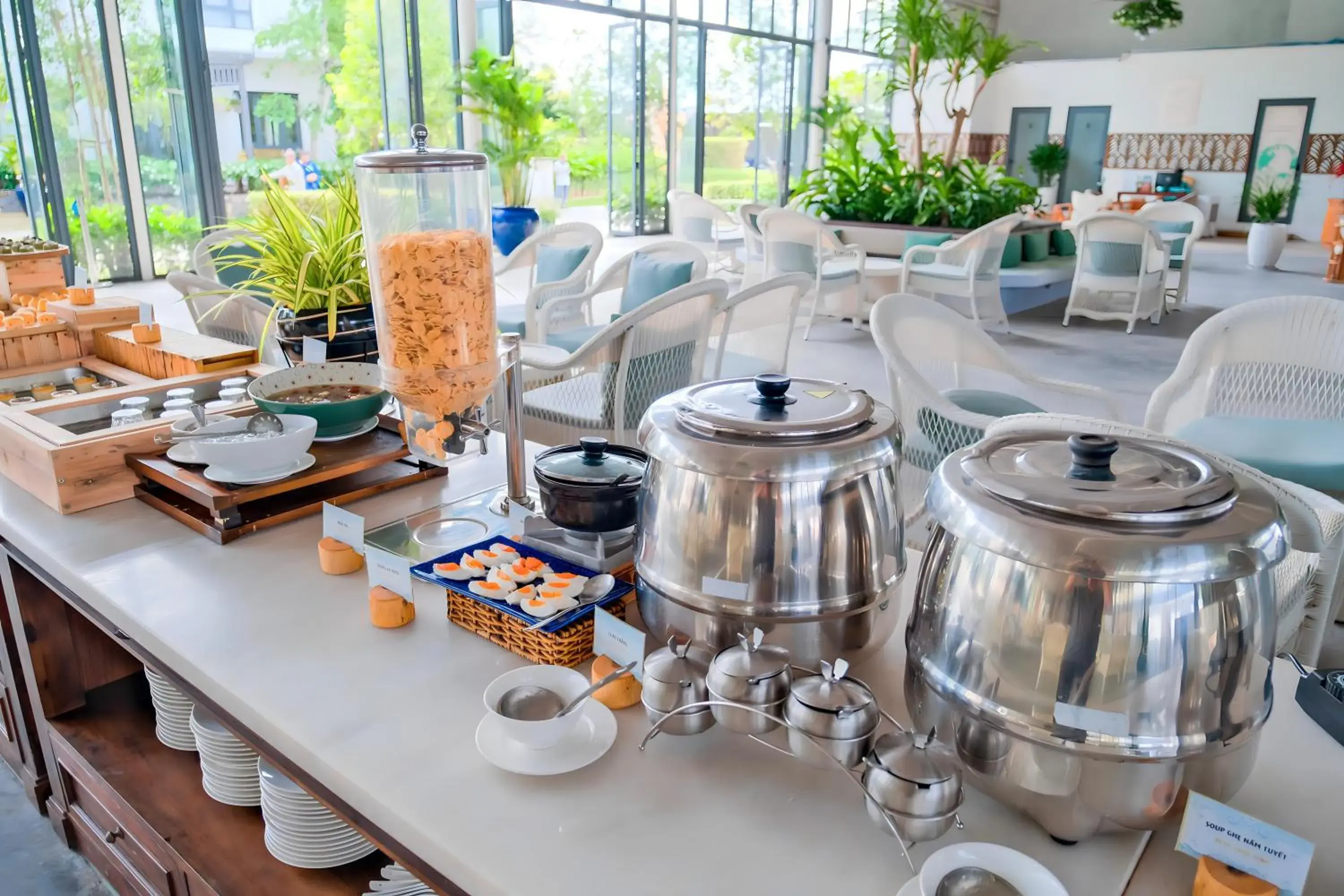 Breakfast in Sunset Sanato Resort & Villas