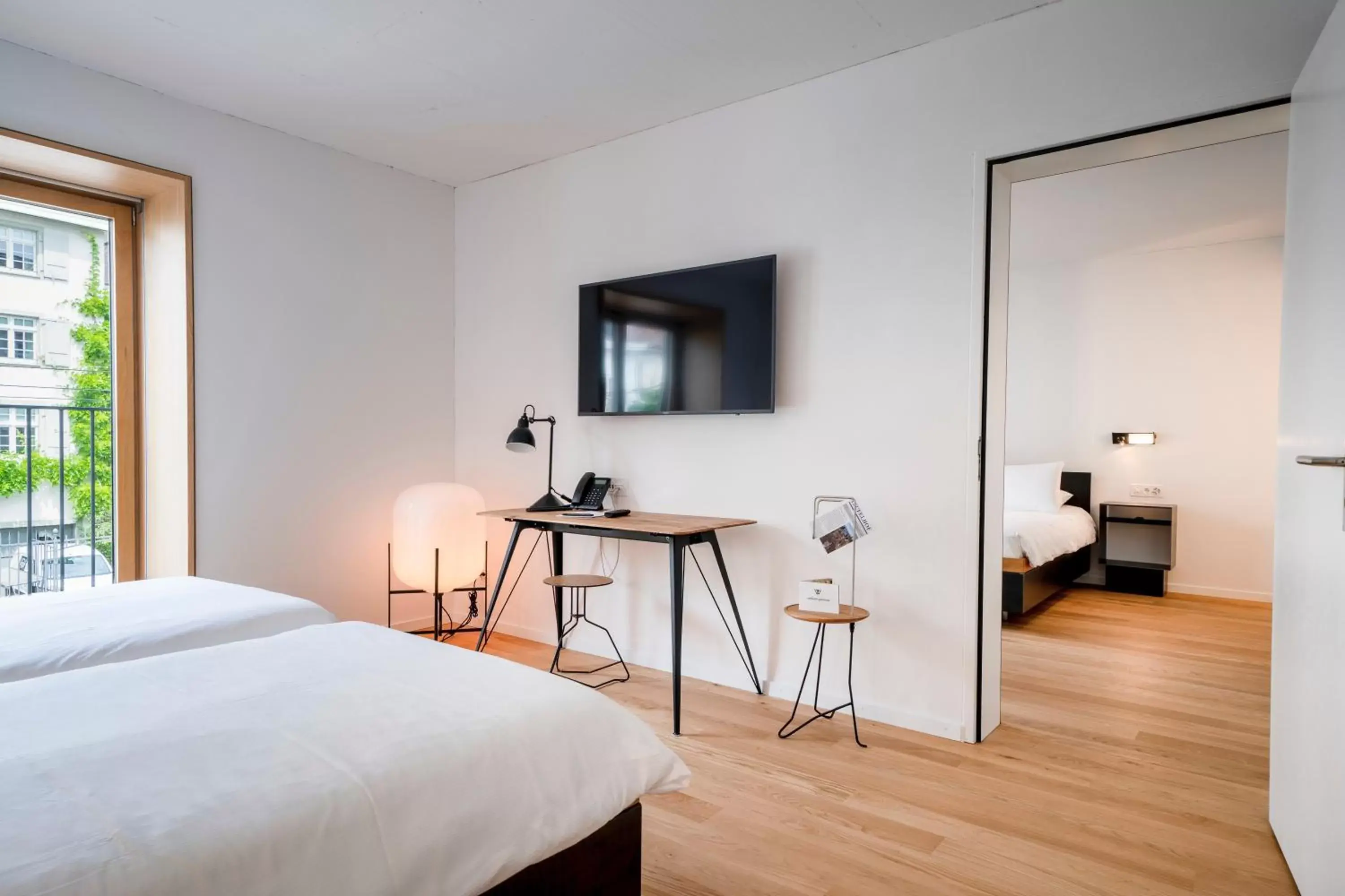 TV and multimedia, Bed in SET Hotel.Residence by Teufelhof Basel