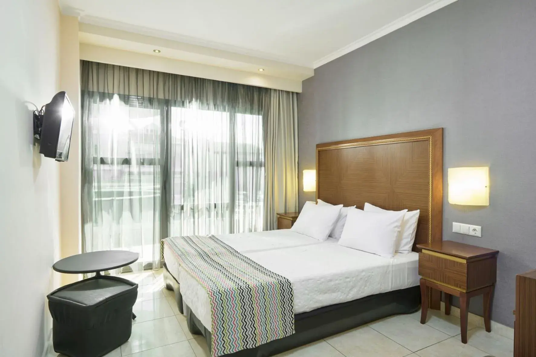 Bed in Mediterranean Resort