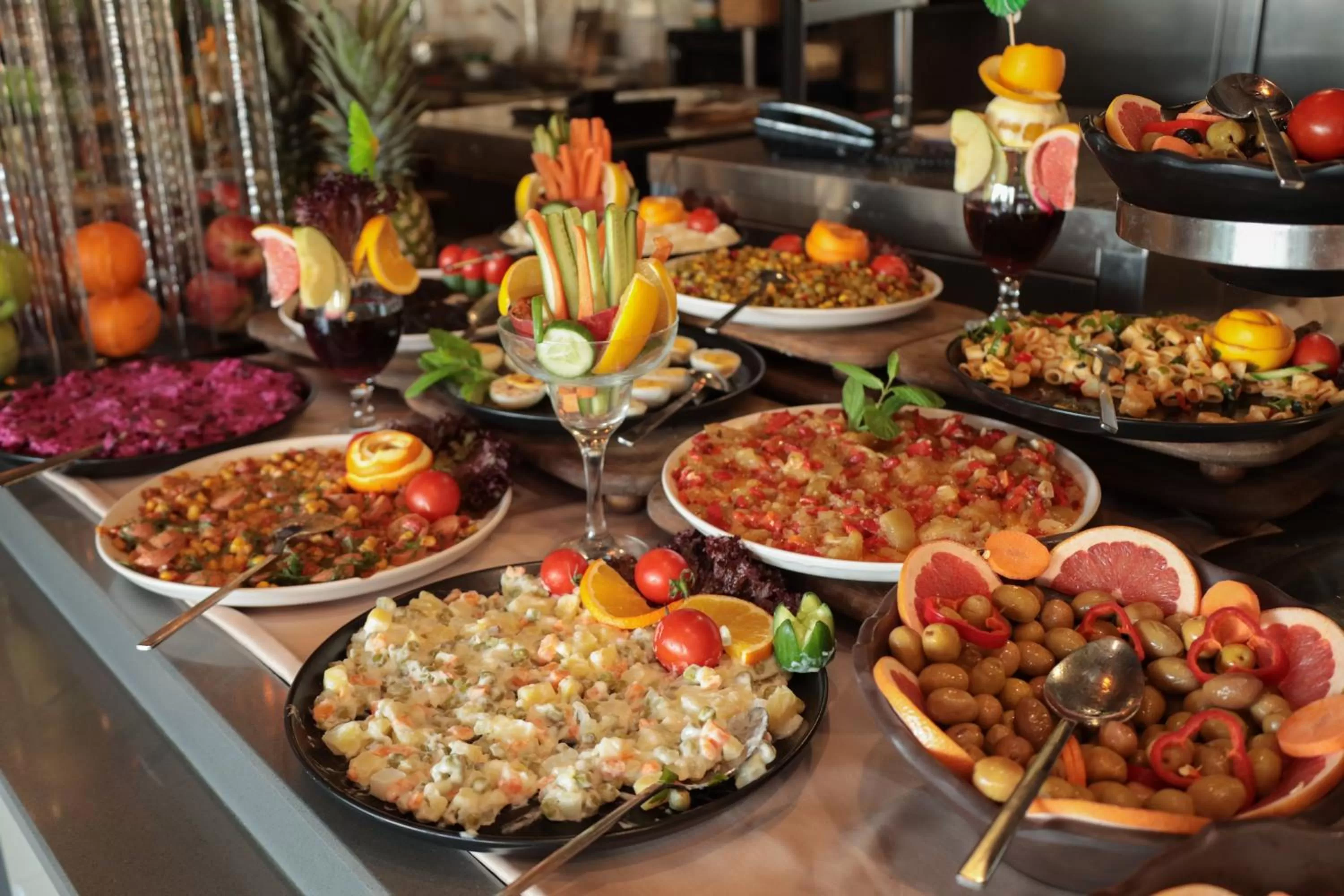 Buffet breakfast in Skalion Hotel